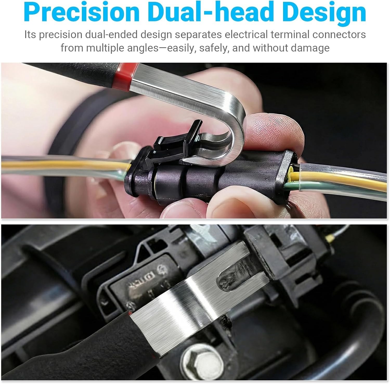 Precision Connector Separator Tool for Safe Automotive Electrical Disconnection