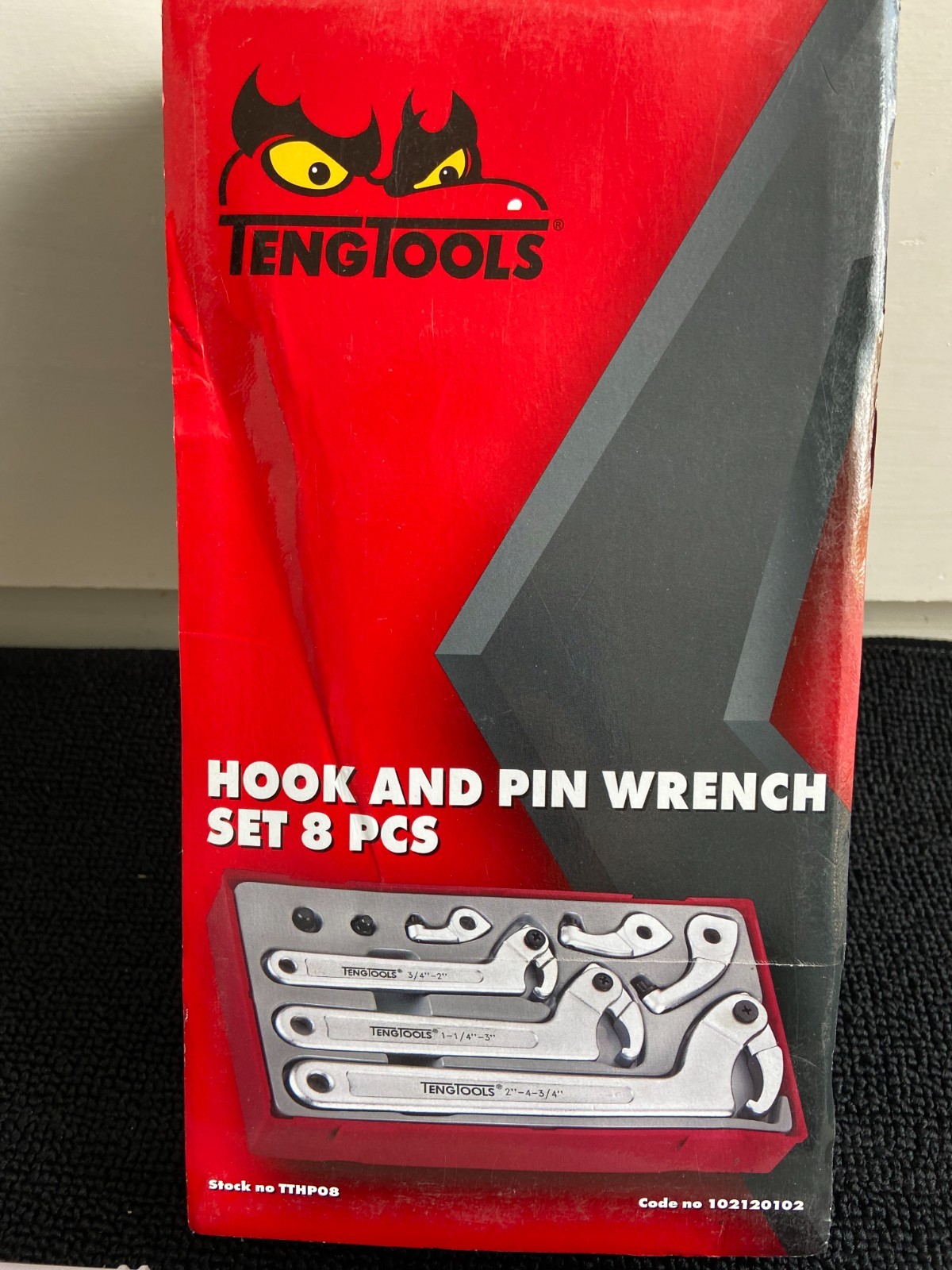 TENG TOOLS HOOK AND PIN WRENCH SET TTHP08 NOS. PLEASE READ FULL DESCRIPTION