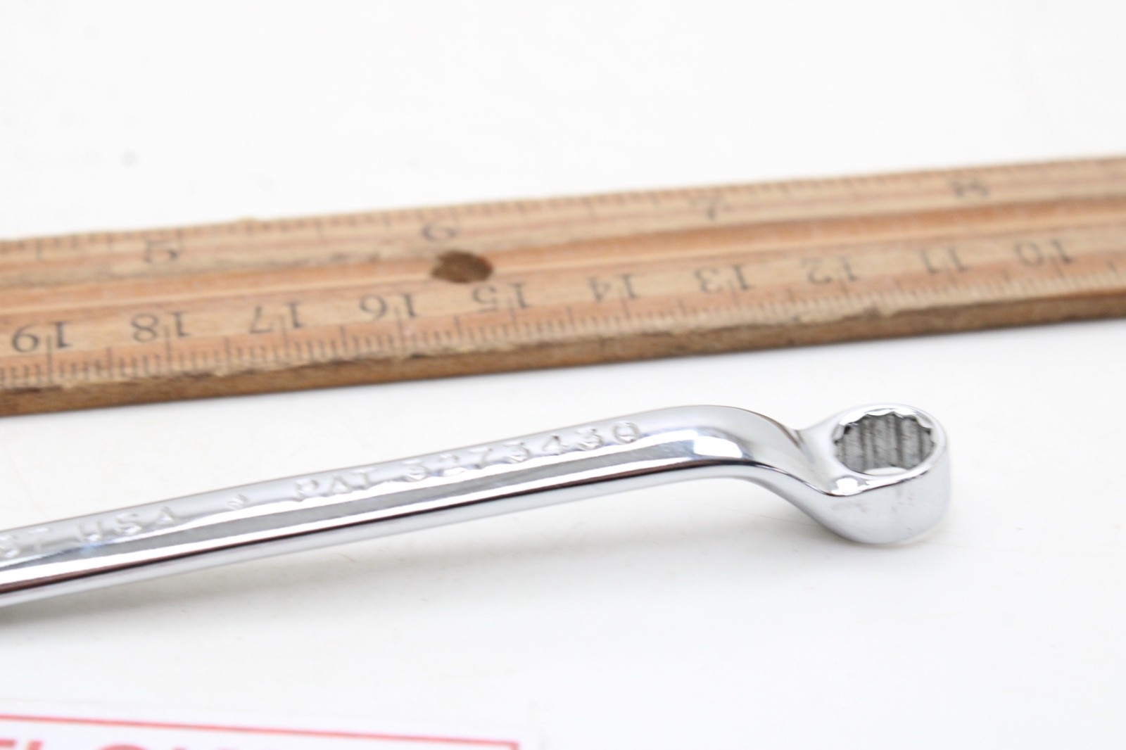 Snap On XSM67 6mm X 7mm 12 Point 4″ Long 10° Offset Double Box End Wrench USA