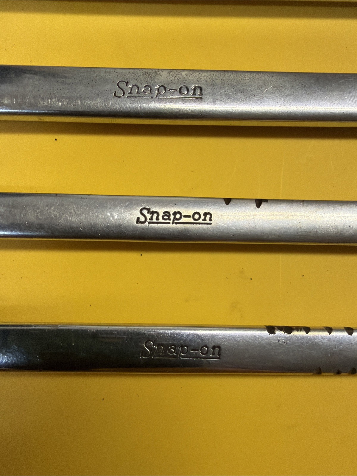 Snap-On Tools USA SAE Open-End RXS Flare Nut Combination Wrench SET of 7