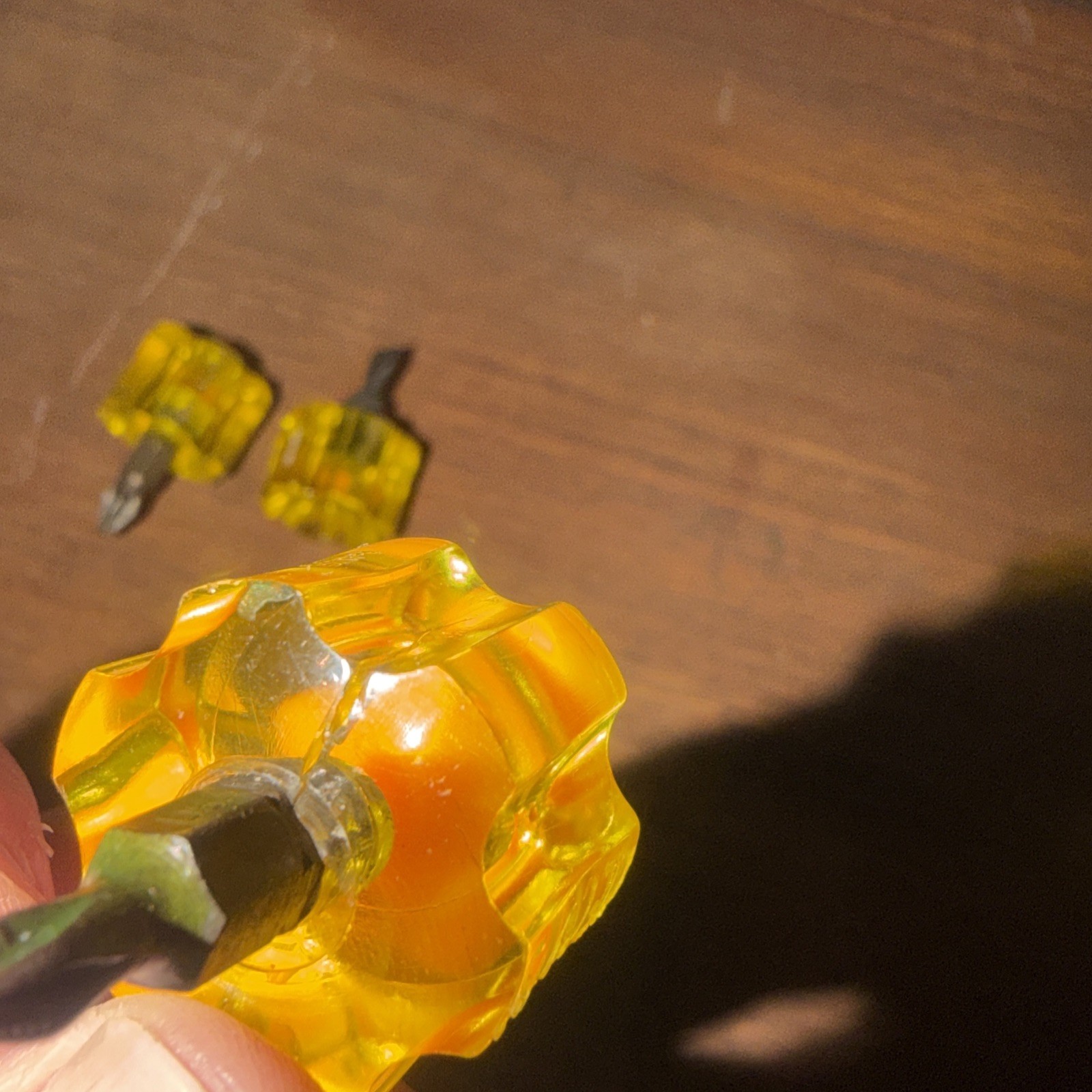 Snap On Micro Stubby Short Amber Screwdrivers SDP1 SDP2 SD11 Flat Slot Phillips