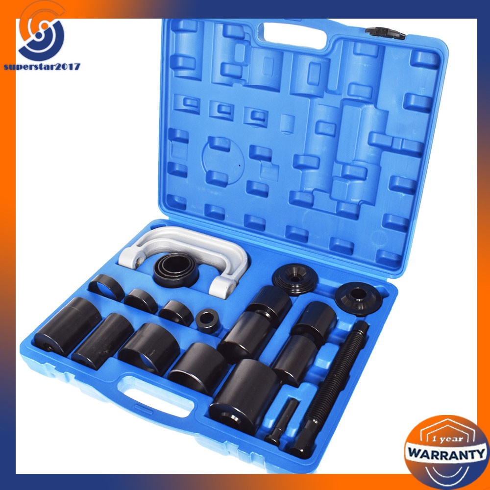 21pcs Ball Joint Press Tool Kit Heavy Duty Carbon Steel Automotive Repair Set