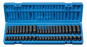 Grey Pneumatic 9748 1/4″ Drive Standard and Deep Fraction and Metric Master Set