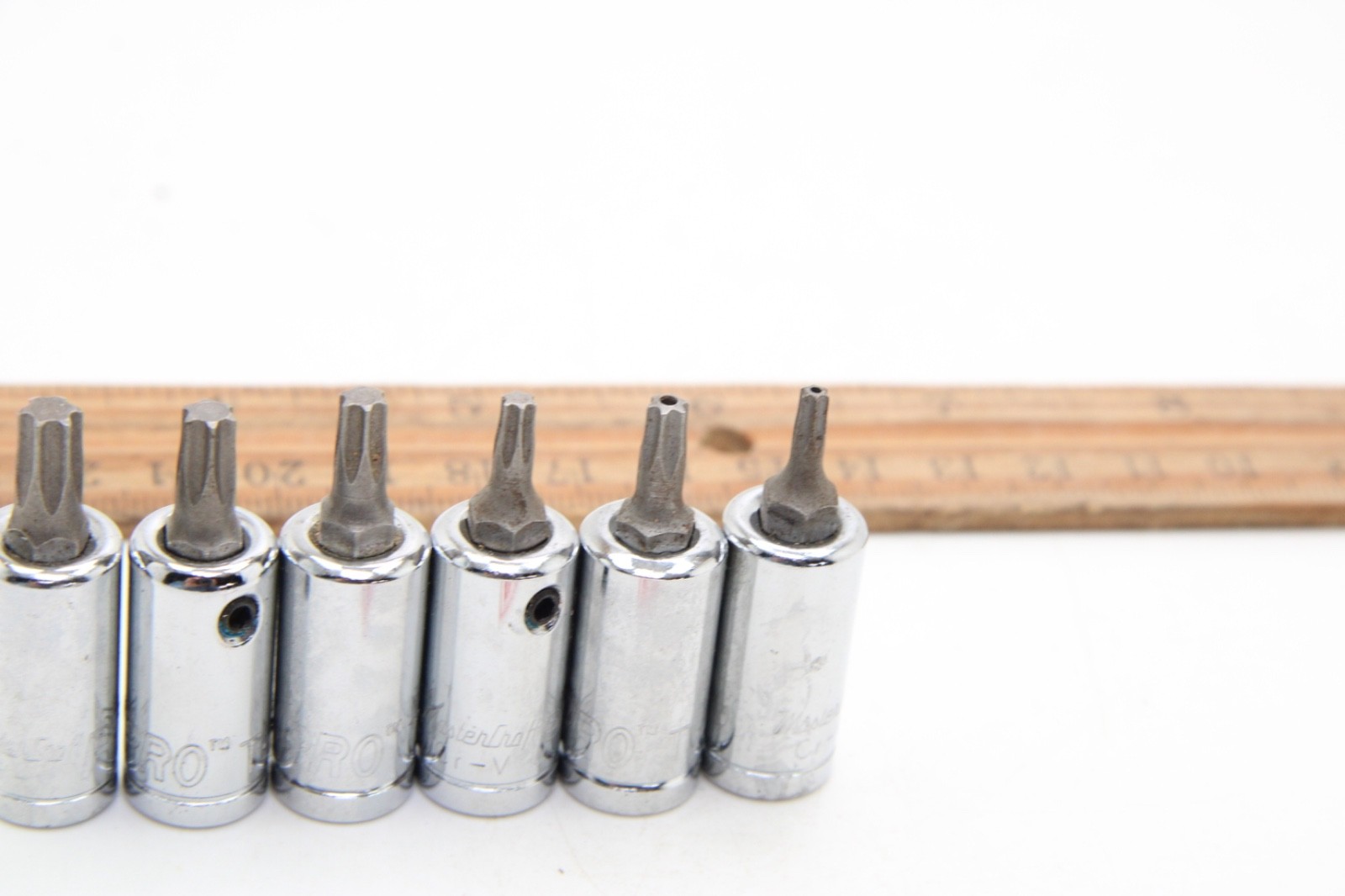 MasterCraft Pro 6 Piece 1/4″ Drive Torx Sockets USA