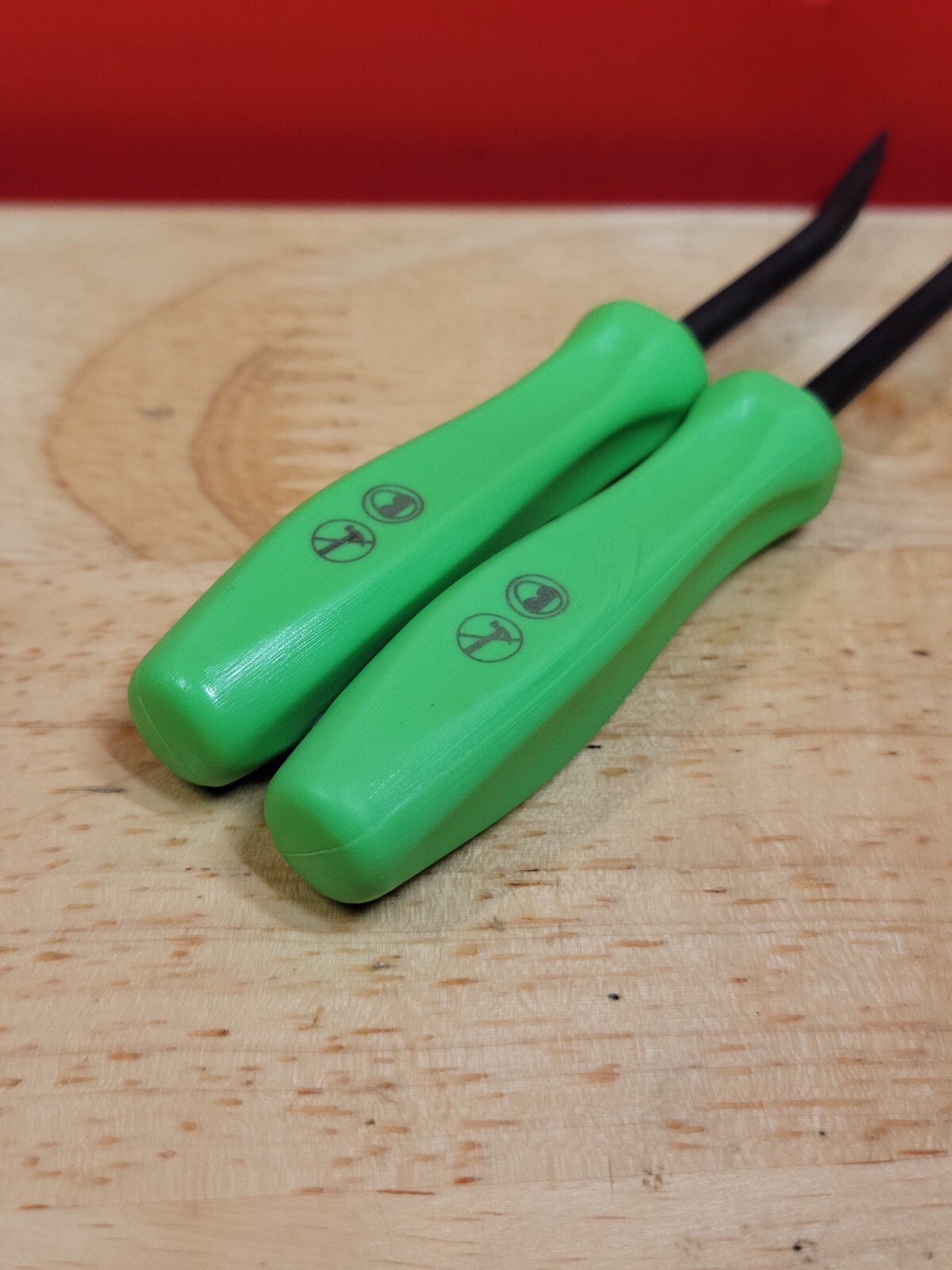 Snap-on PBMB5 PBMS5 GREEN 5″ Angle + 5″ Straight Mini Pocket Prybar Set