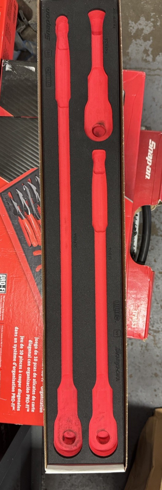 New Snap-on™ 1/2″ drive Flex Head Ratchet Set SKF80A SF80A SLF80A Foam Holder