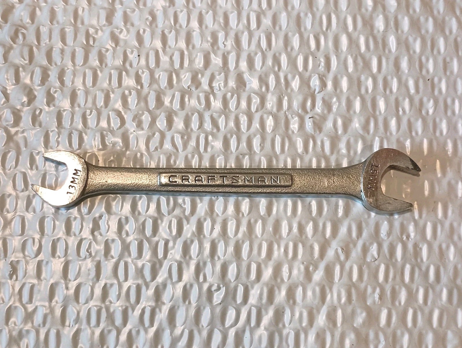CRAFTSMAN TOOLS USA V44507, 13MM x 15MM DBL. OPEN – END WRENCH, 7″ LONG.