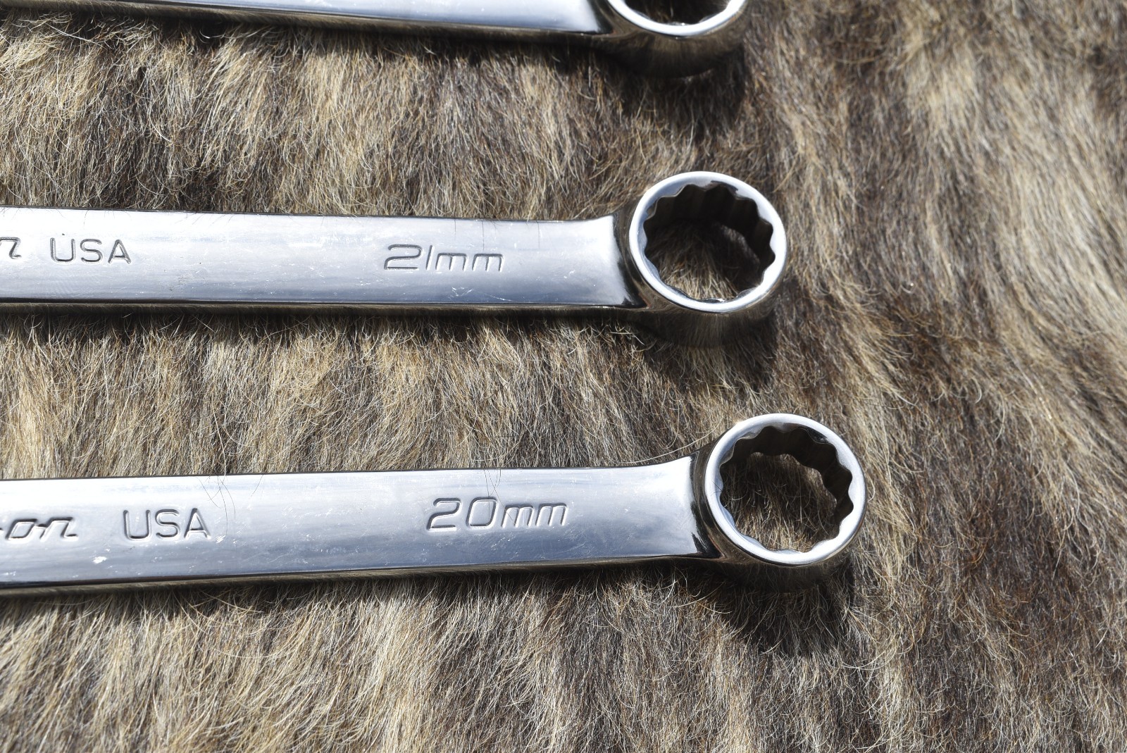 SNAP ON SOEXM705 5-Pc 12-Pt Flank Drive® Plus Combination Wrench Set 20–24mm