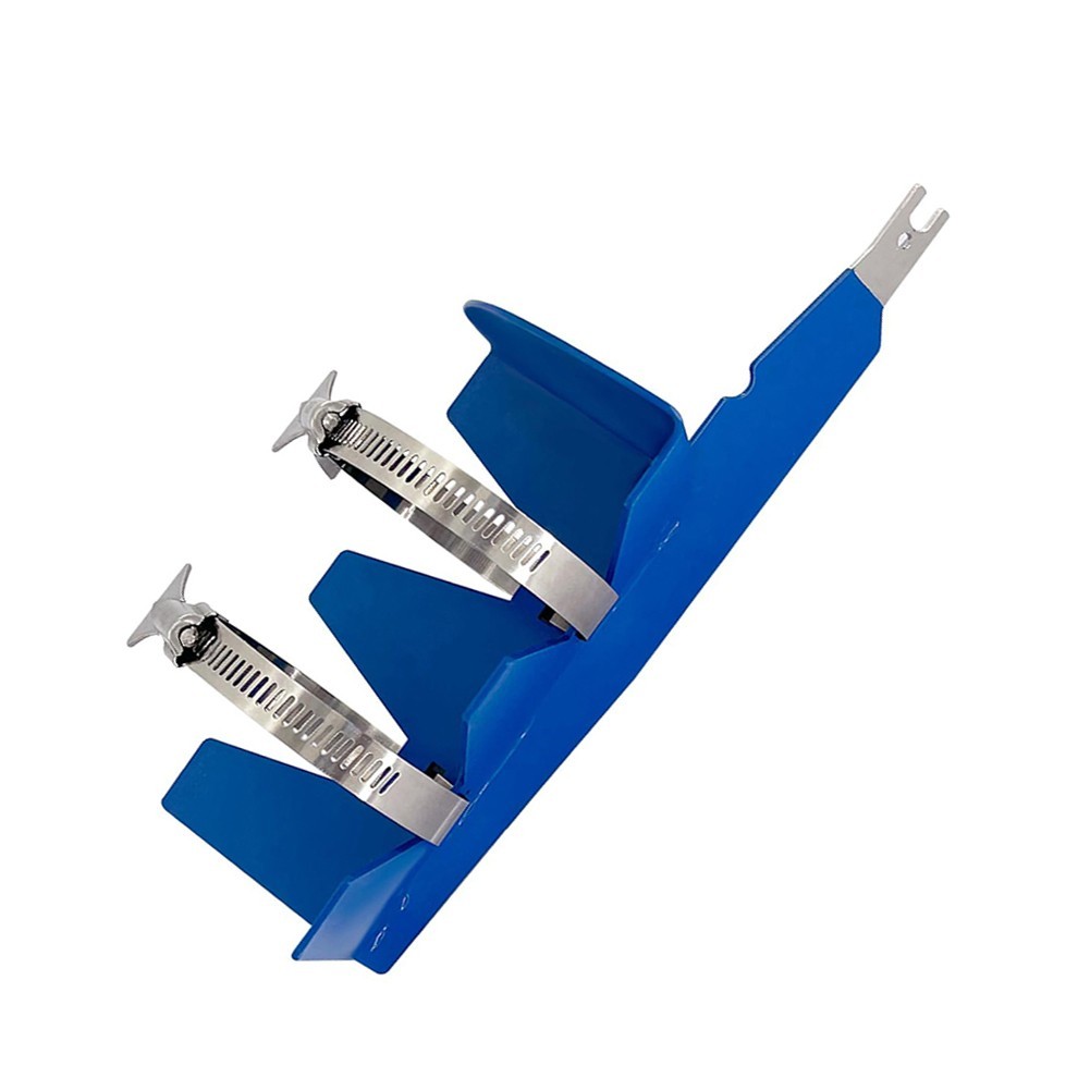 For 2-3 inch Reciprocating Saw Compatible Paint Can Mixer Blue Stainless