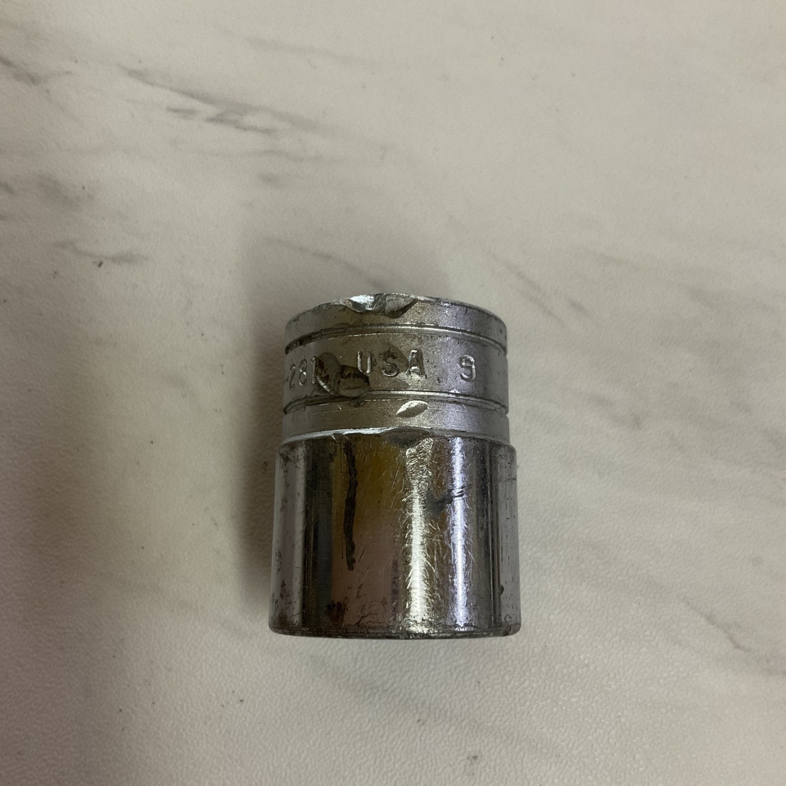 Snap-on 7/8” Shallow Socket 1/2” Drive 12-Point SW281 Vintage USA !!SHIPS FREE!!