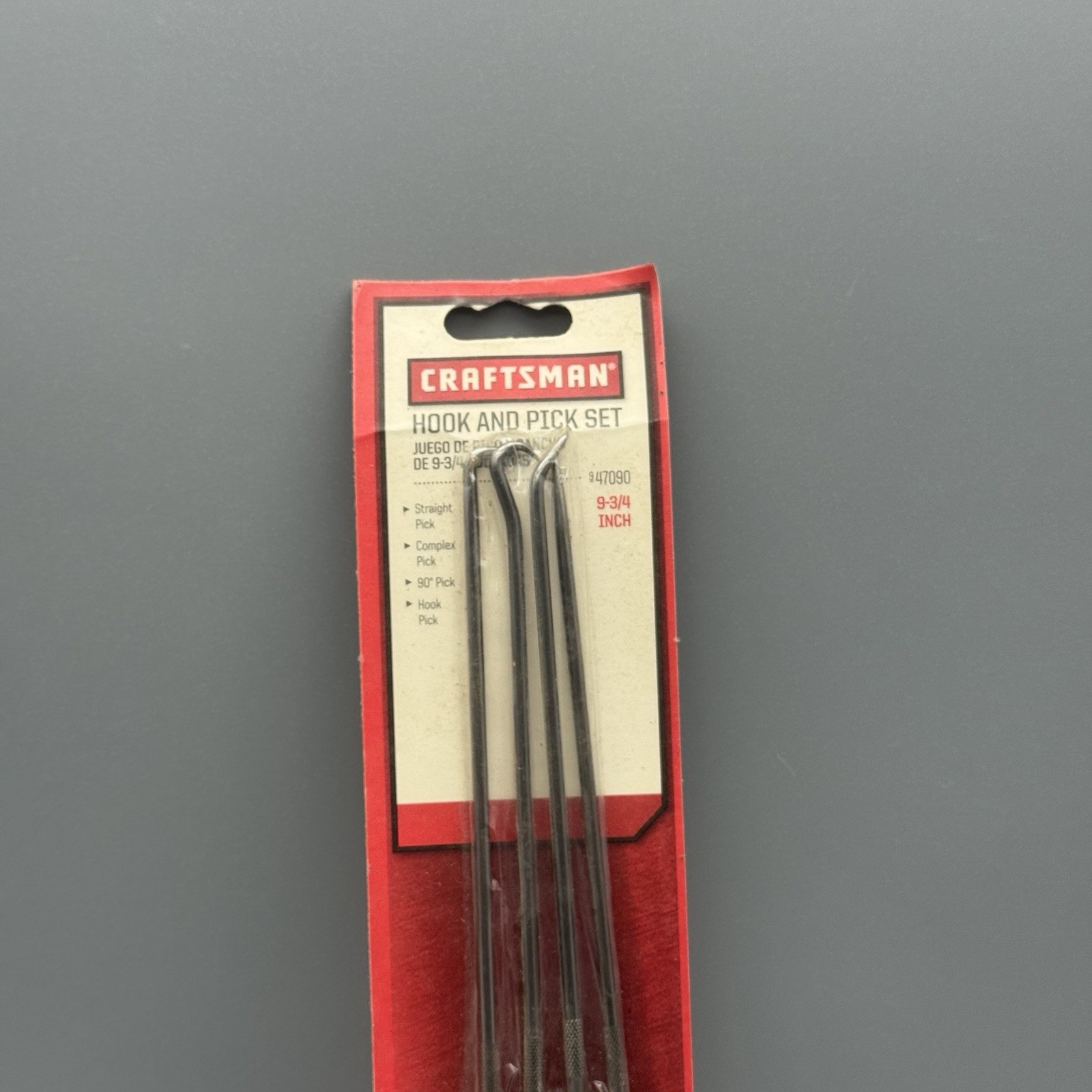 NEW Craftsman Hook & Pick Set With Cushion Grip Handles USA 4 pc # 47090