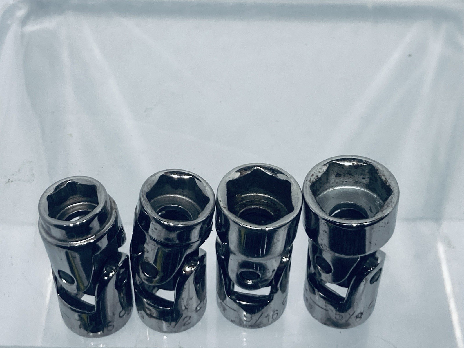 Read Craftsman 4pc Flex Socket Set 3/8 Drive USA 34445 3/8-3/4″ SAE Incomplete