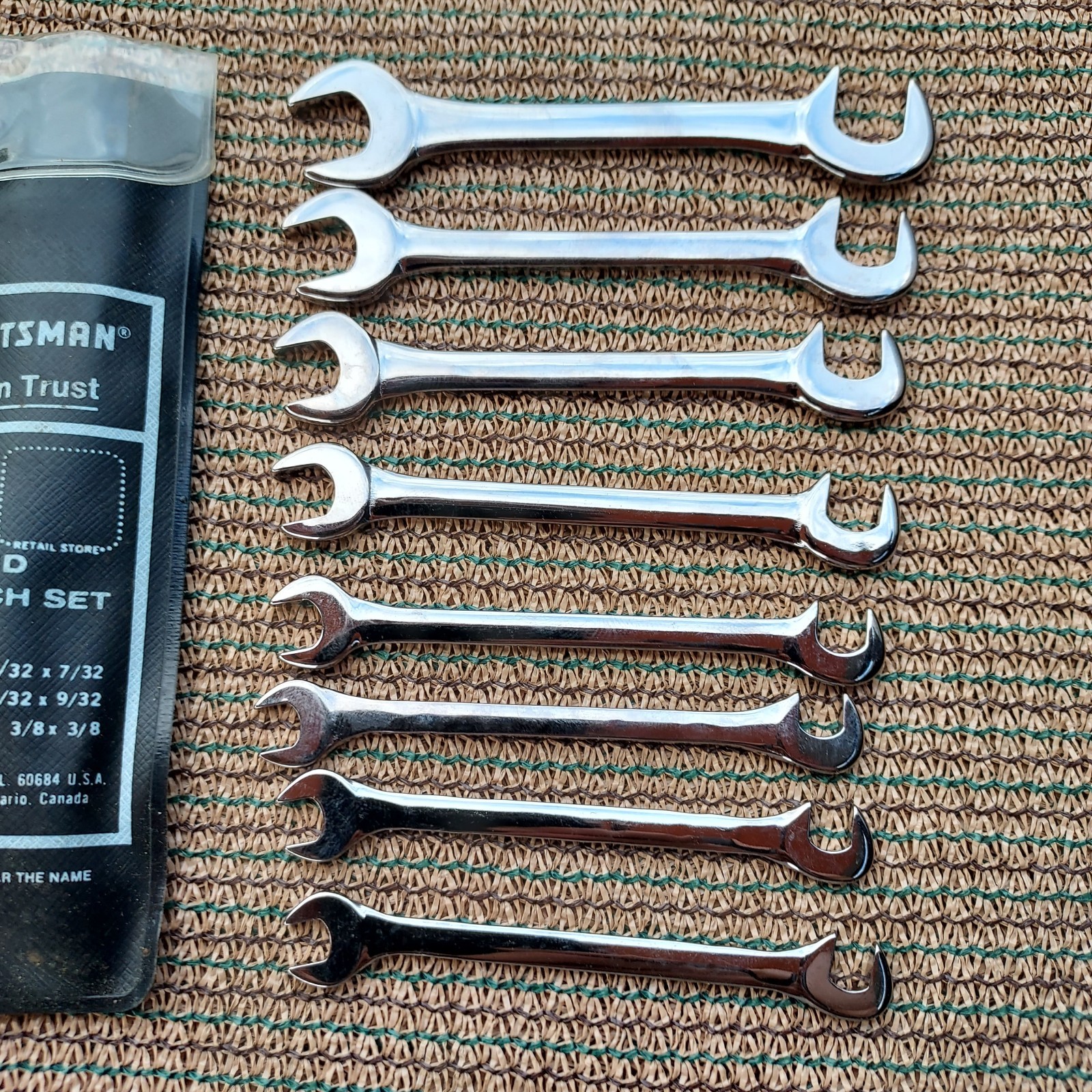 Craftsman Usa Ignition Wrench Sets 36pcs Metric & SAE Combination & Open/Angled