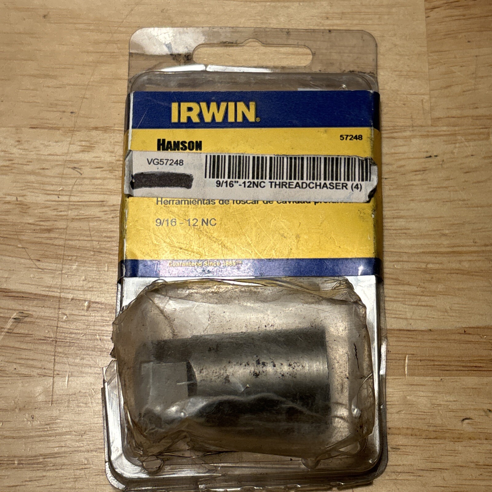 Irwin Hanson 9/16″ Deep Well Thread Chaser 57248 12 NC NEW OPEN BOX