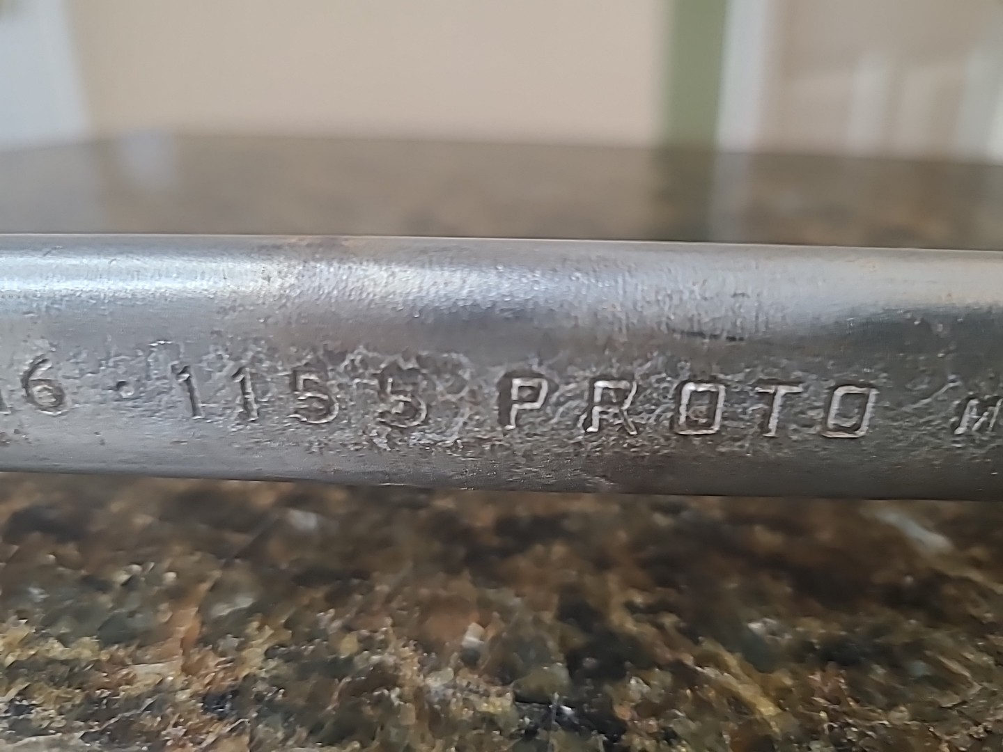 Proto 1155 1 -5/16″ x 1- 1/4″ 12-point Box End Straight Wrench Made In USA