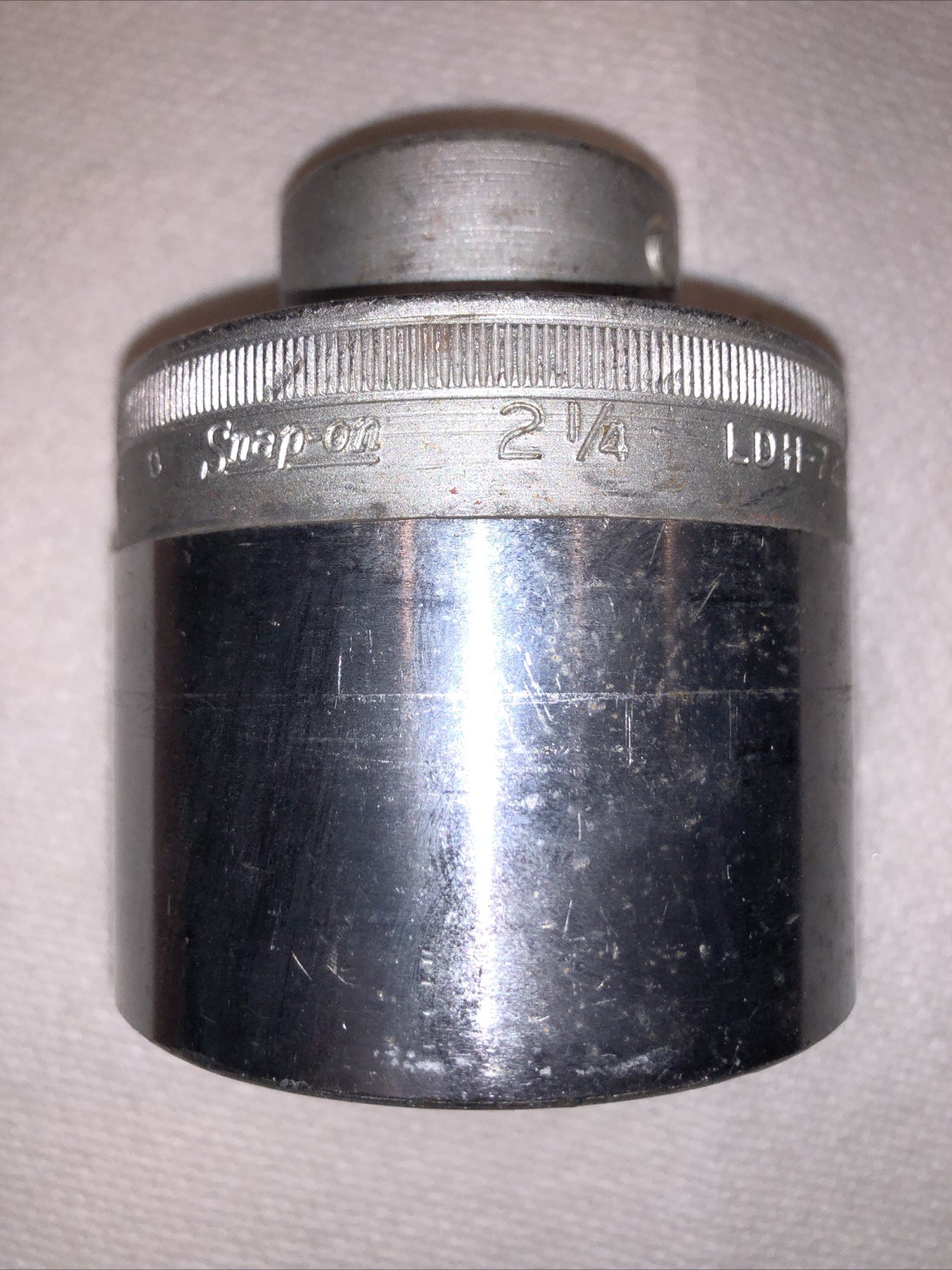 VTG Snap-On LDH-722 3/4” Drive 12 Point 2-1/4” Shallow SAE Chrome Socket SNAPON