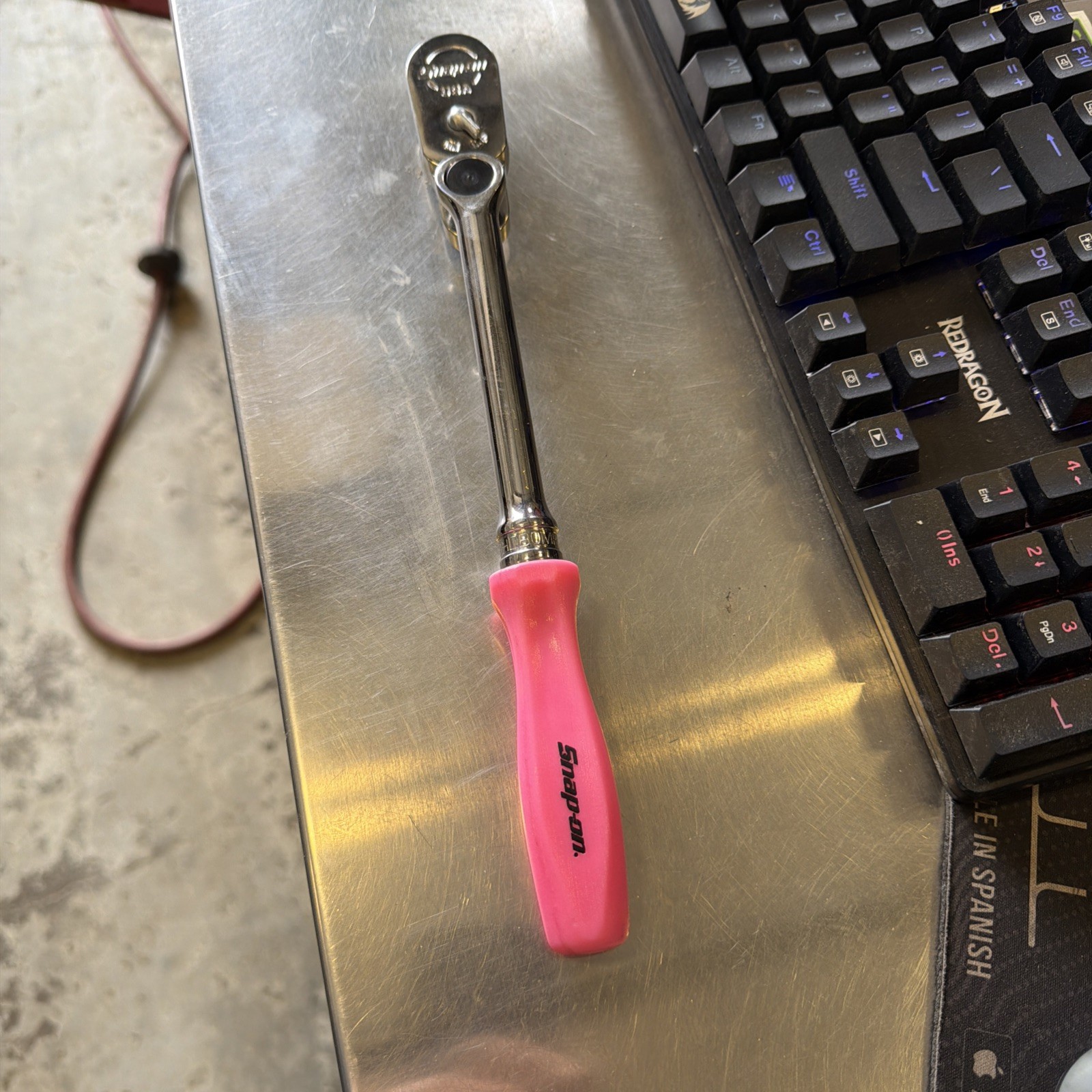 *NEW* Snap On Tools FHD80MP 3/8″ Indexing Head PINK Hard Handle Ratchet