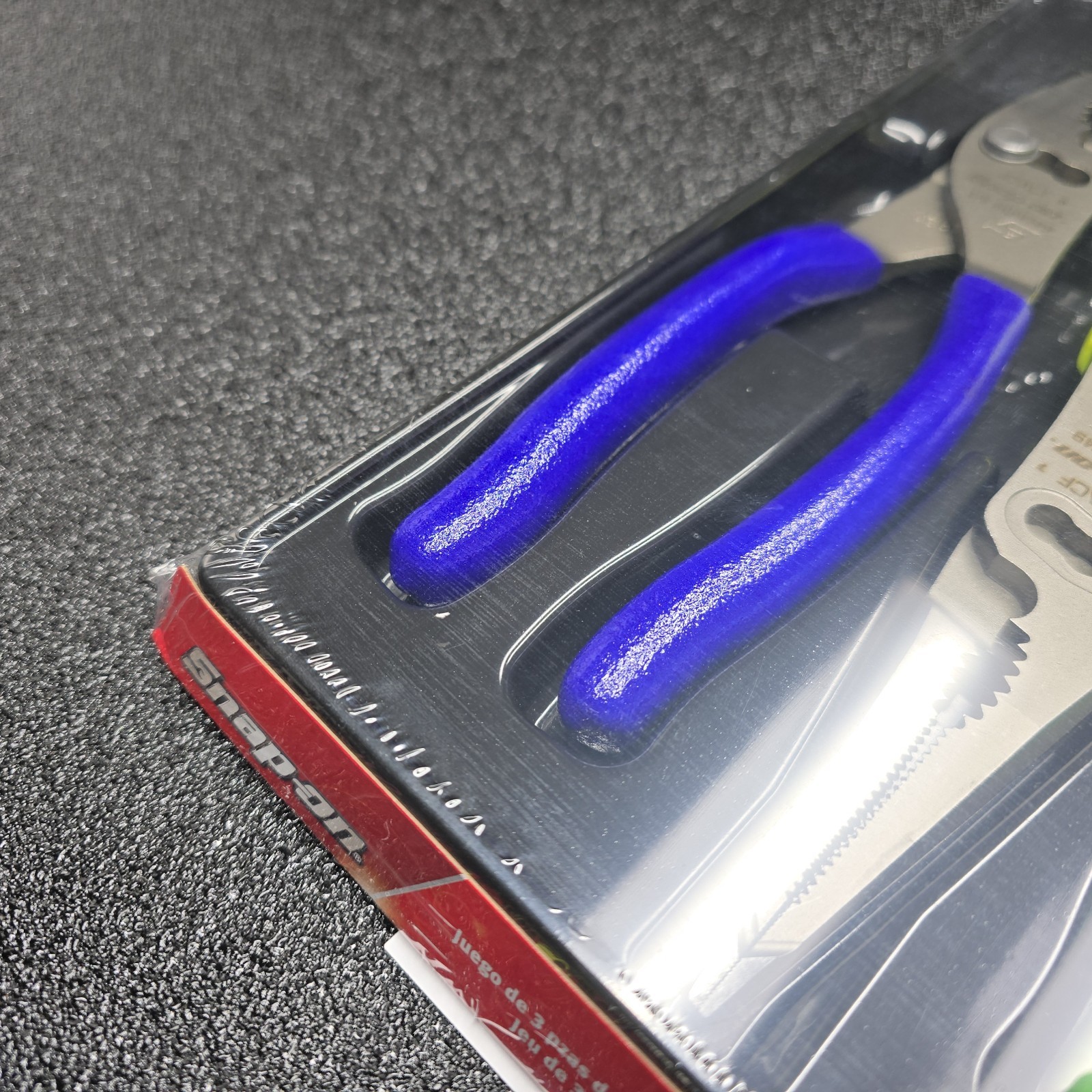 Snap-on Tools USA NEW Assorted Color Slip Joint Pliers Set PL347ACF