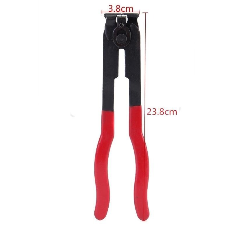 80X Assorted Hose Clamp Stainless Steel Ear Cinch Rings Crimp Pinch Set Pliers