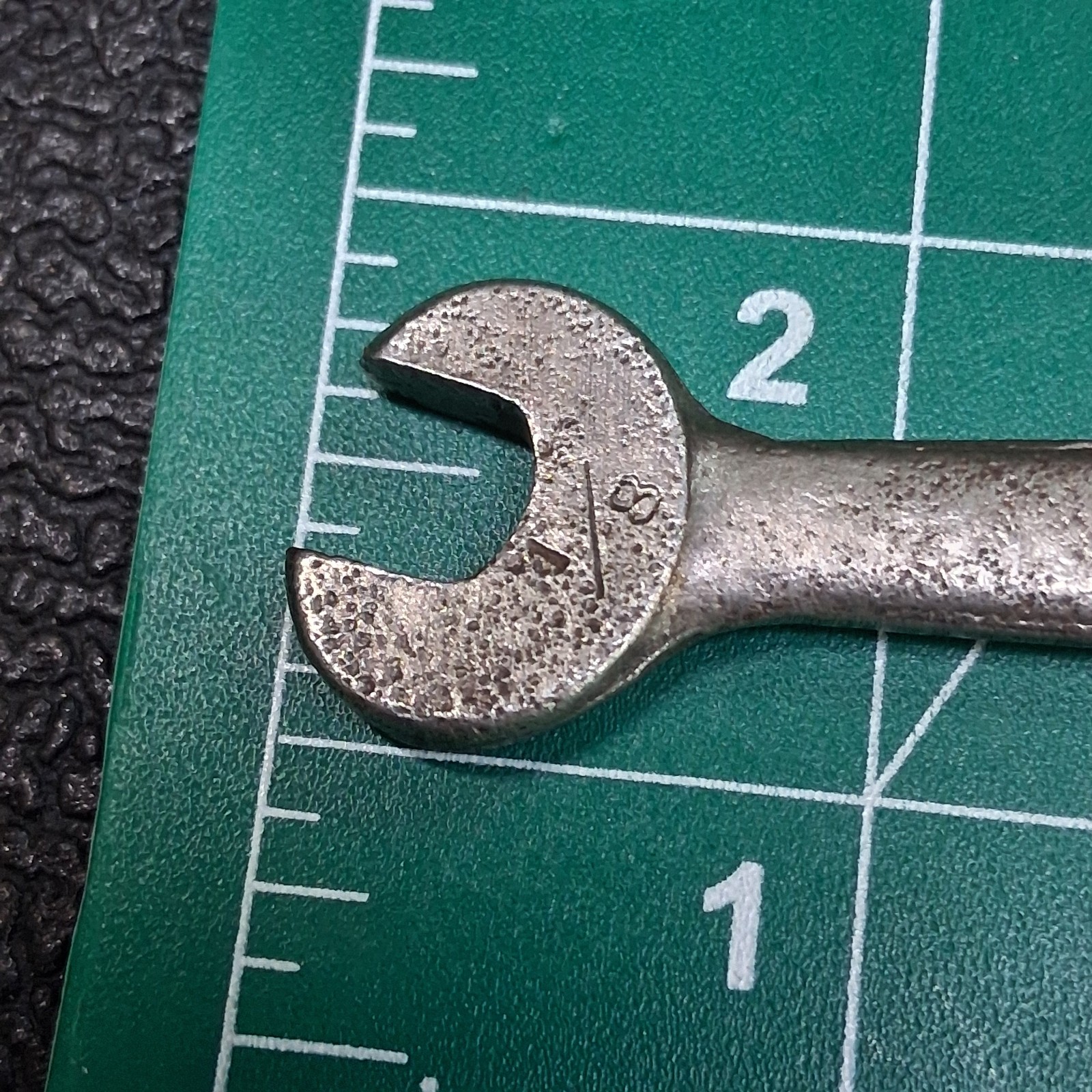Vintage W&B 13/32″ x 5/16″ Drop Forged SAE 3″ Double Open-End Wrench