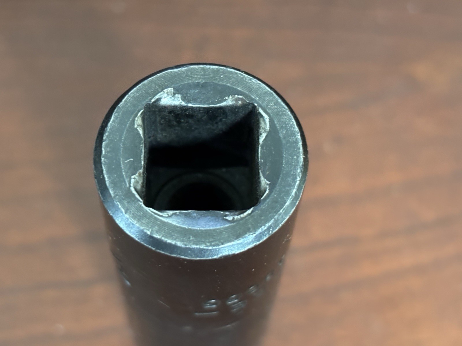 Craftsman Tools-7/16″ Deep Well Oxide Socket EE_18655–1/2″drive-6pt-USA