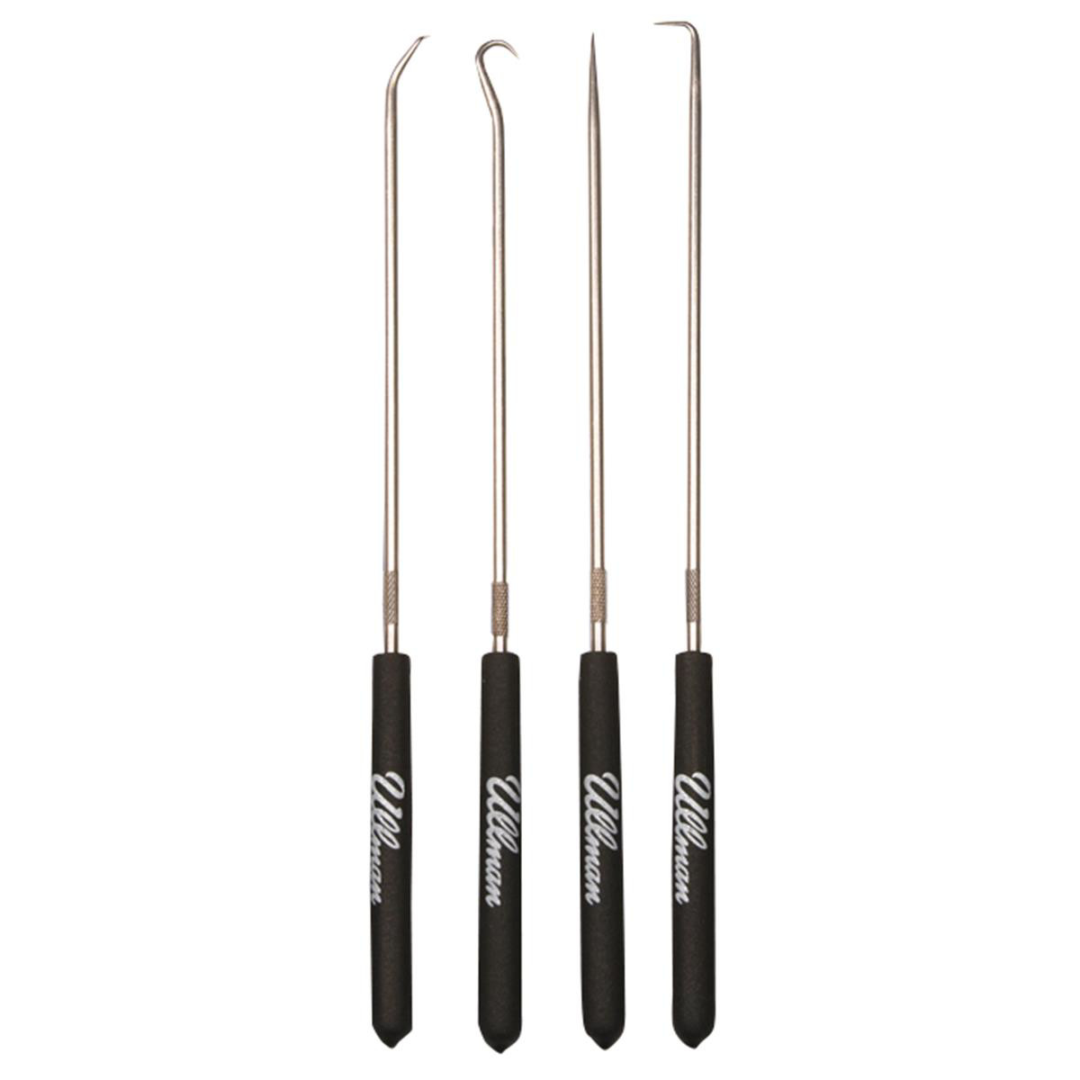 Ullman Devices CHP4-L 4-Piece 9-3/4� Long Hook & Pick Set