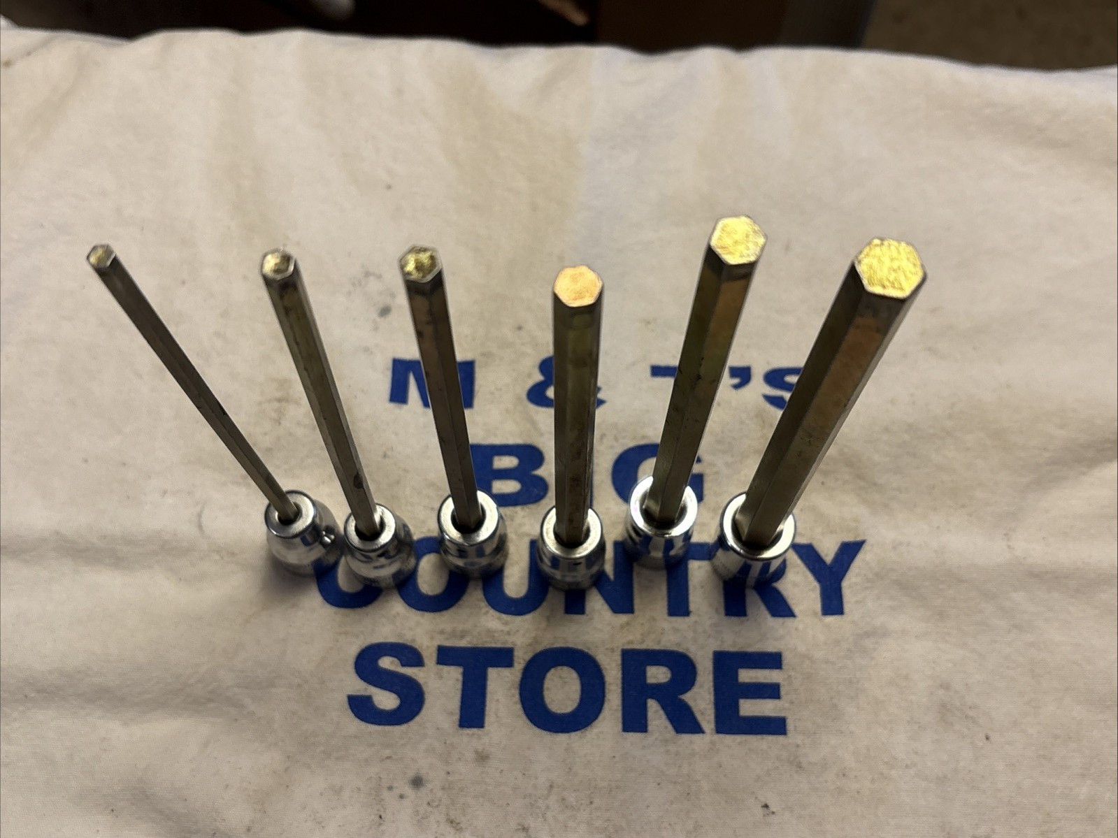Snap-on USA 3/8″ Drive 6pc Metric Extra-Long Hex Bit Socket Driver Set 206EFAML
