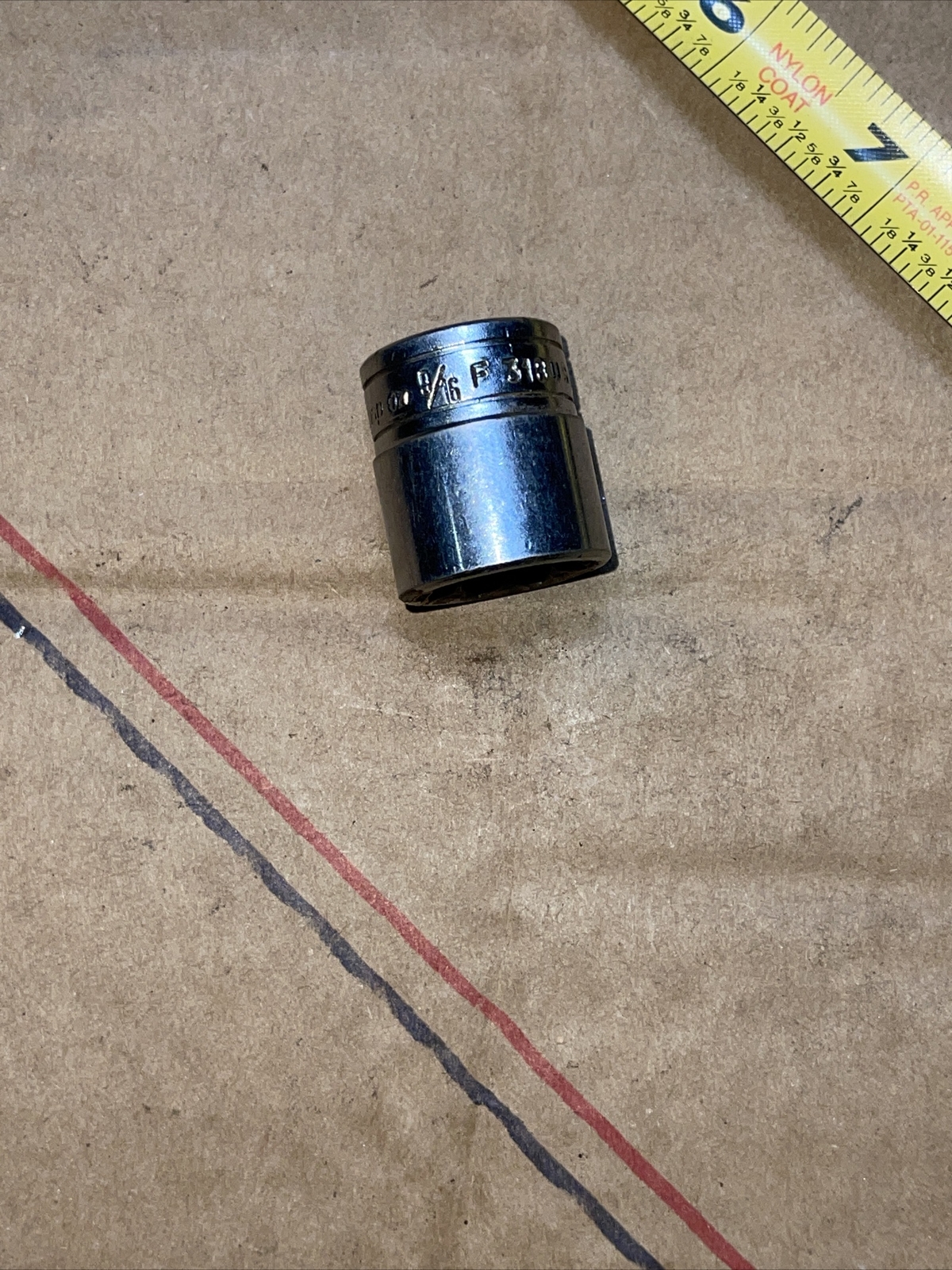 Snap-on Tools USA F381 9/16 In SAE 3/8” Drive 8 Point Socket
