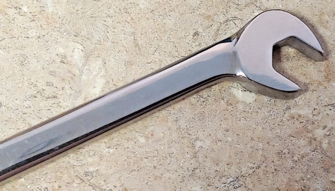 Bonney 9mm Open-end Polished 4-way Angle 15°-60°Wrench (MEA9) Made in USA
