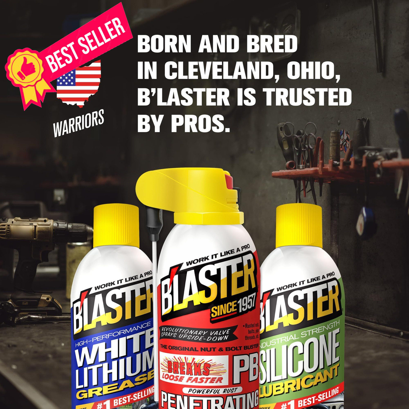 PB Blaster Penetrating Oil Spray, 11 oz Aerosol Cans (6-Pack) – Case of 6