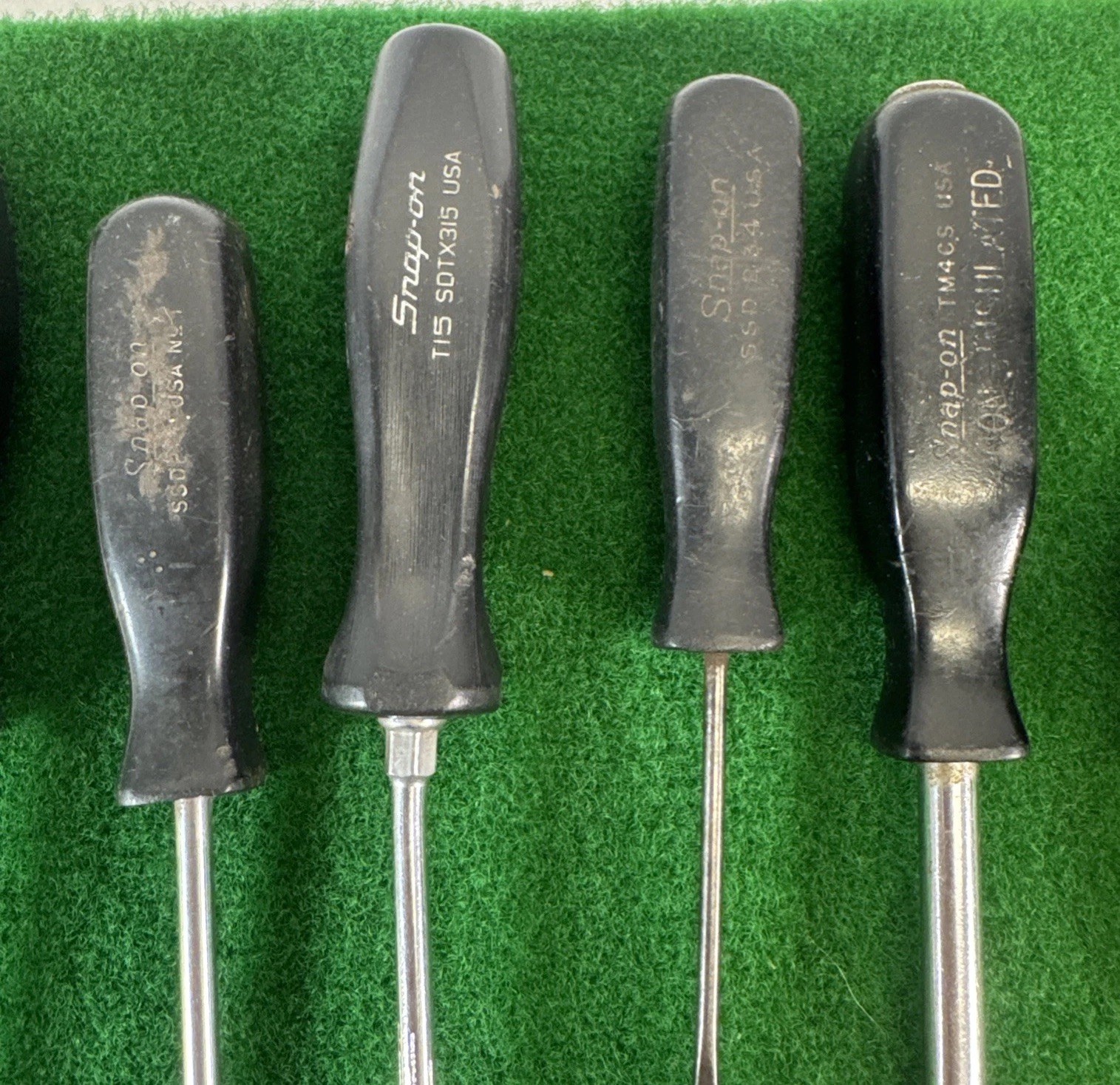 Snap-on USA Screwdriver Pick Lot 8 Pc SSD8 SSD6 SDDP31 TM4CS SSD1 SSD234