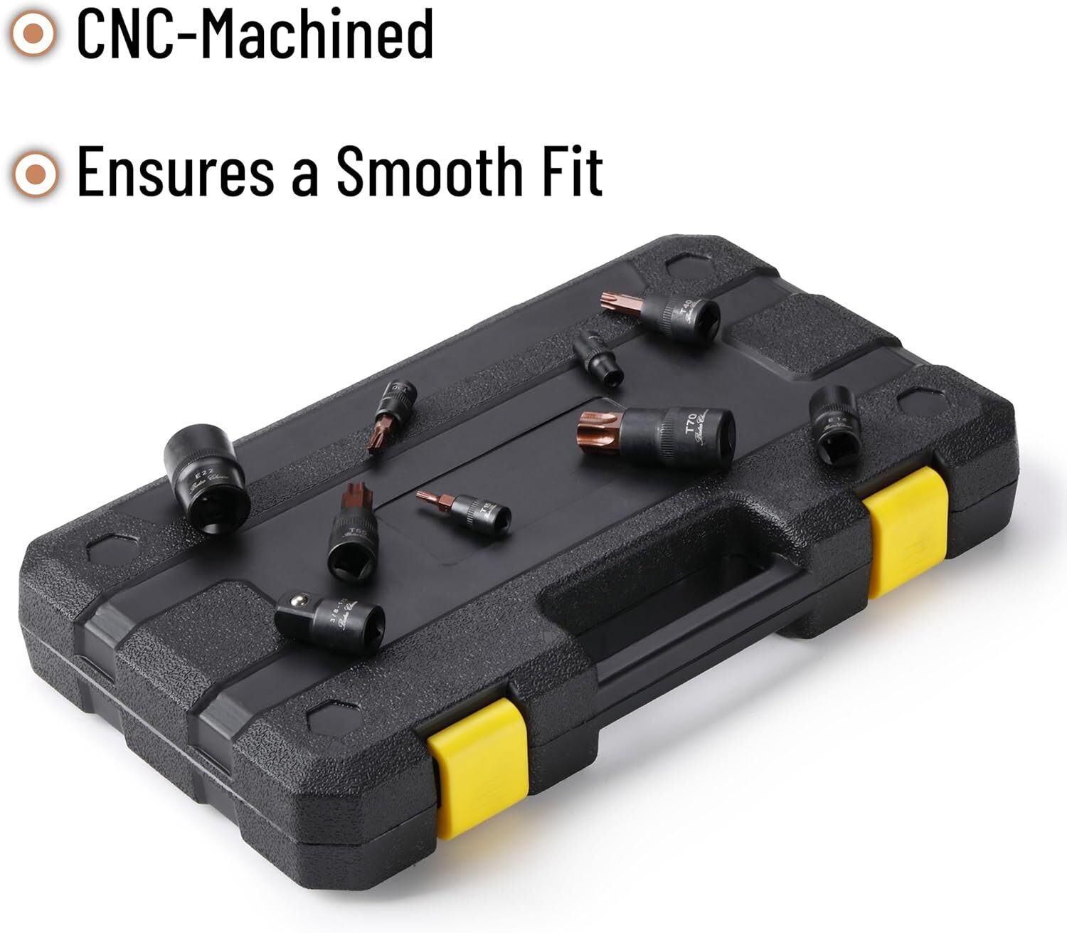 31 Pcs Torx Bit Socket Set & External Socket Set, Star T8-T70, E4-E24 Inverted