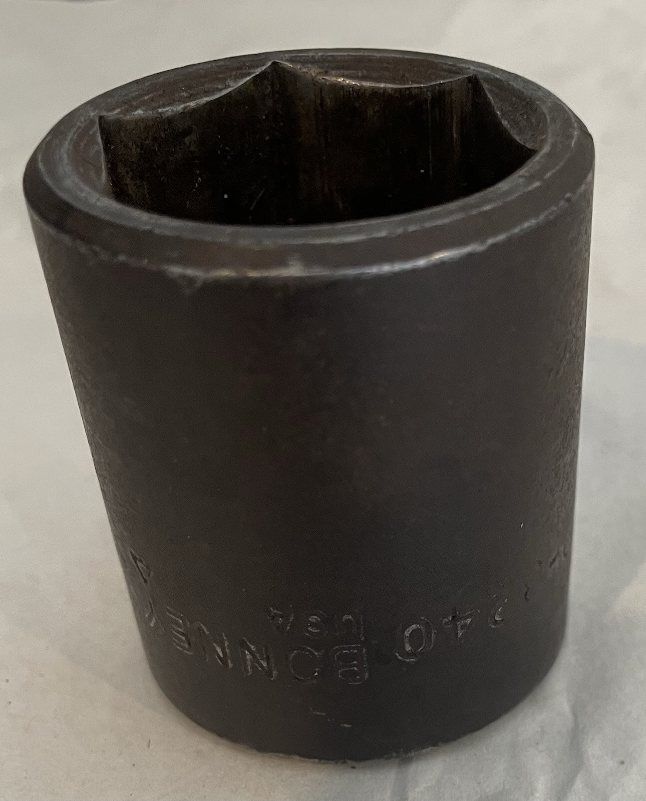 Bonney 1-1/4″ Impact Socket – 1/2″ dr. P-3240 – 6 Point – Made in USA