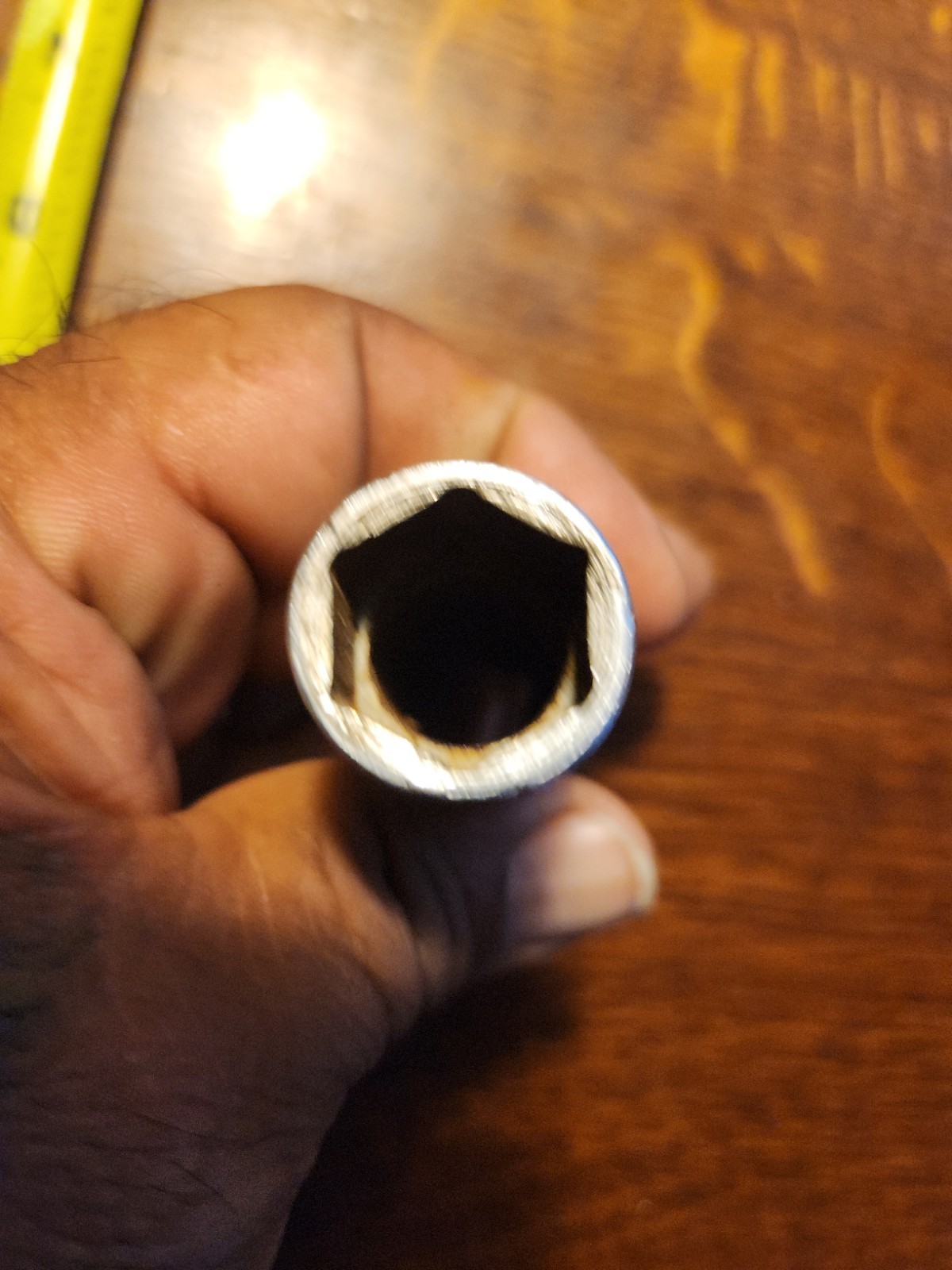 vintage Snap-on Tools Deep Chrome Socket TS221 11/16″ SAE 6 Point 1/2” Drive USA