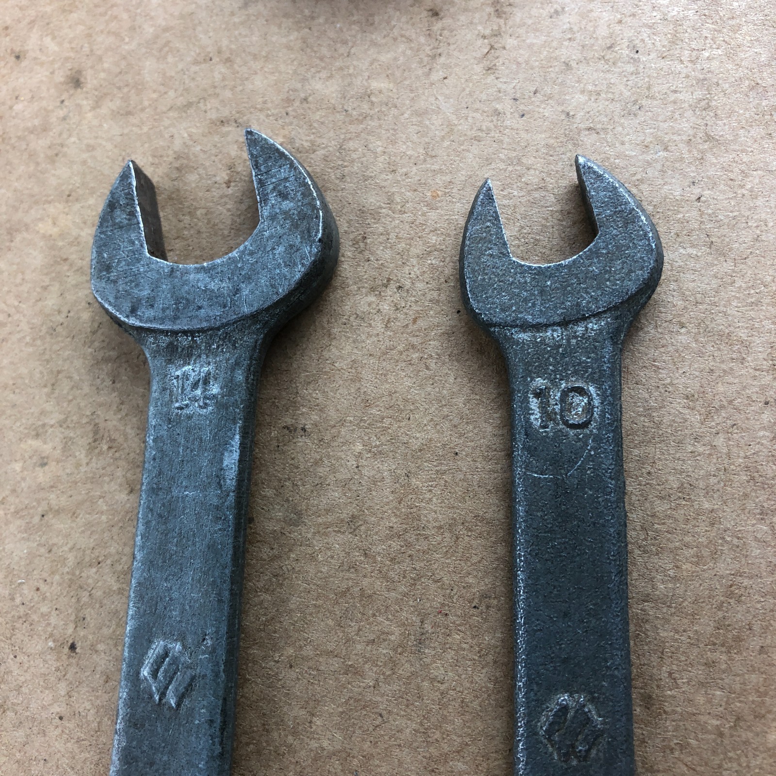 Vintage Suzuki Double Open Box End Wrench LOT 10mm 12mm 14mm 17mm 32mm Japan