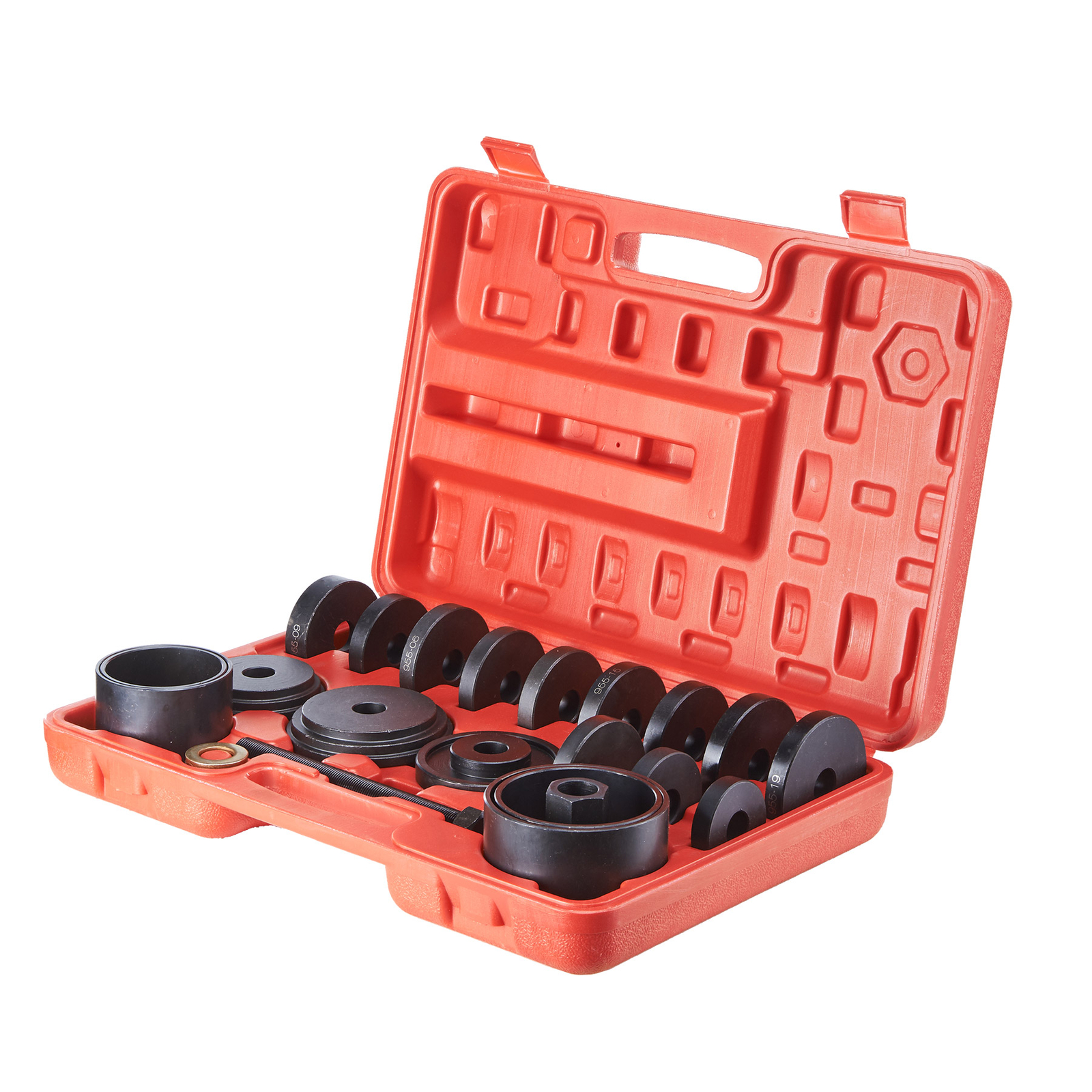 FWD Front. Wheel Drive Bearing Removal Adapter Tool Puller Pulley Kit 23pcs sw