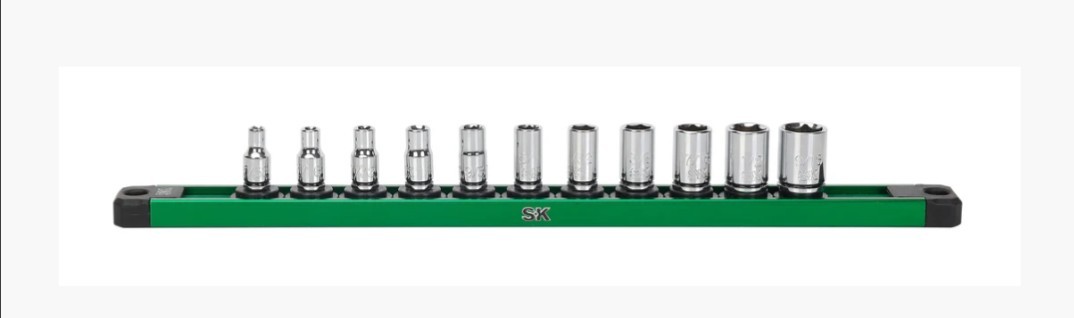 SK Professional Tools 1/4″ Drive SAE Standard Socket Set 11 Piece 6 Point New…