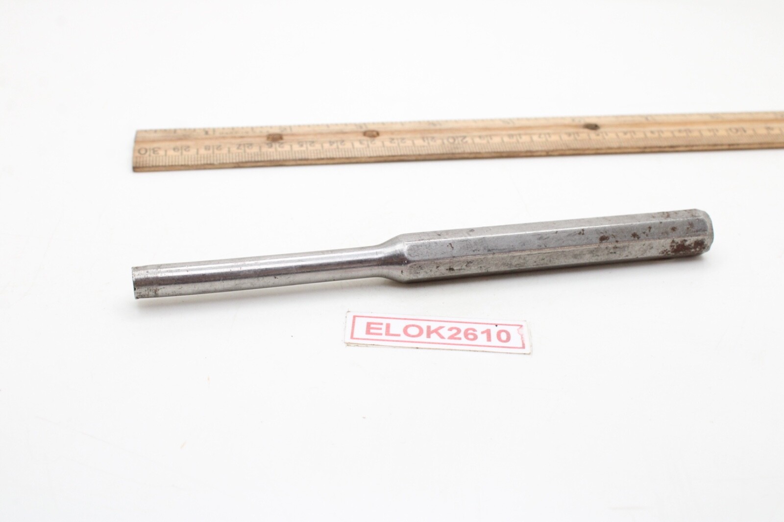 Unbranded 1/4″ Drift Pin Punch 6.25″ Long Hexagonal Grip Heavy Duty USA