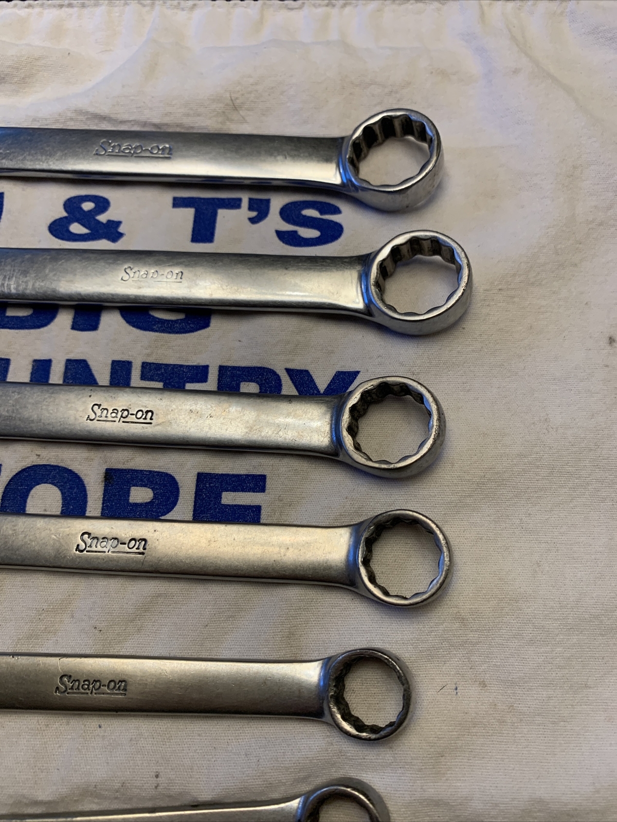 Snap-on 7pc 12pt Short Combination Metric Wrenches (10mm OEXM10 – 19mm OEX19)