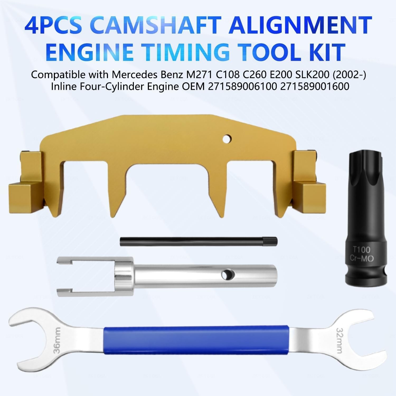 Camshaft Engine Timing Tool Kit for Mercedes Benz M271 C108 C260 E200 SLK200