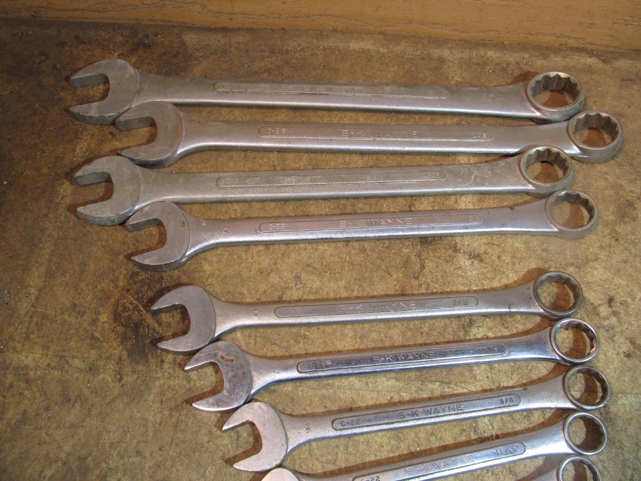 SK Wayne Combination Wrench 1-1/4″-5/16″ missing 15/16