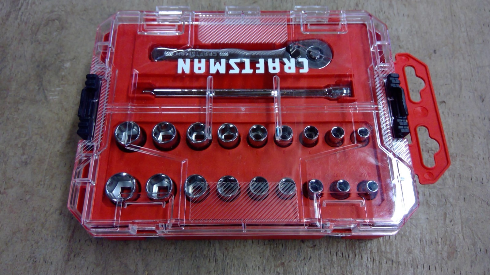 CRAFTSMAN Socket Set SAE / Metric 1/4-Inch Drive 20-Piece