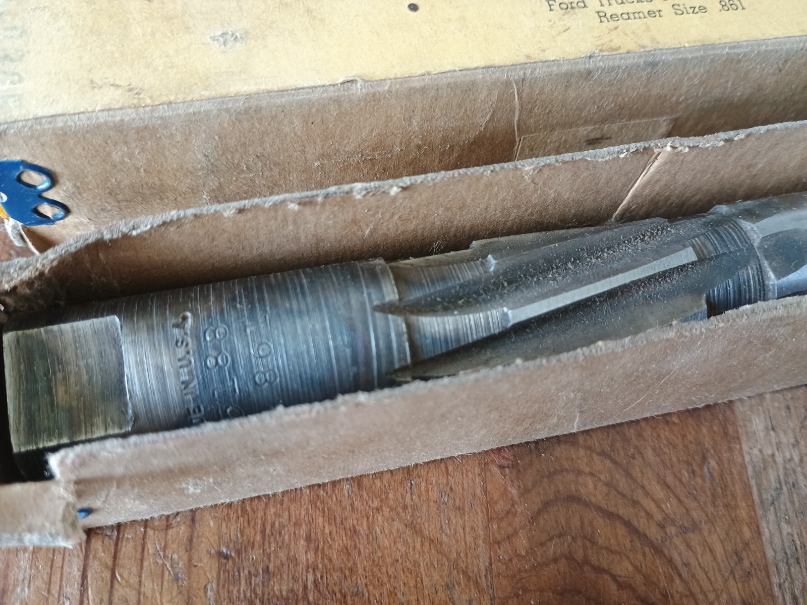 Combined King Bolt Bushing Reamer .861 Ford Trucks 1953-64 1/2 3/4 Ton E100 E200