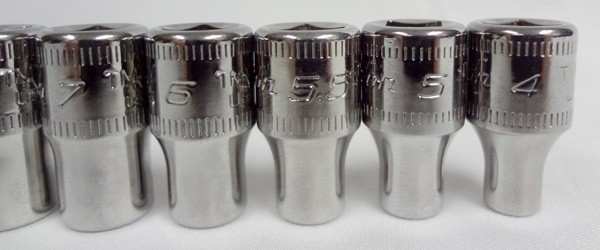 Snap-On 117TMM 17 Piece 1/4″ Drive 6 Point Metric Service Starter Set w/ Case!