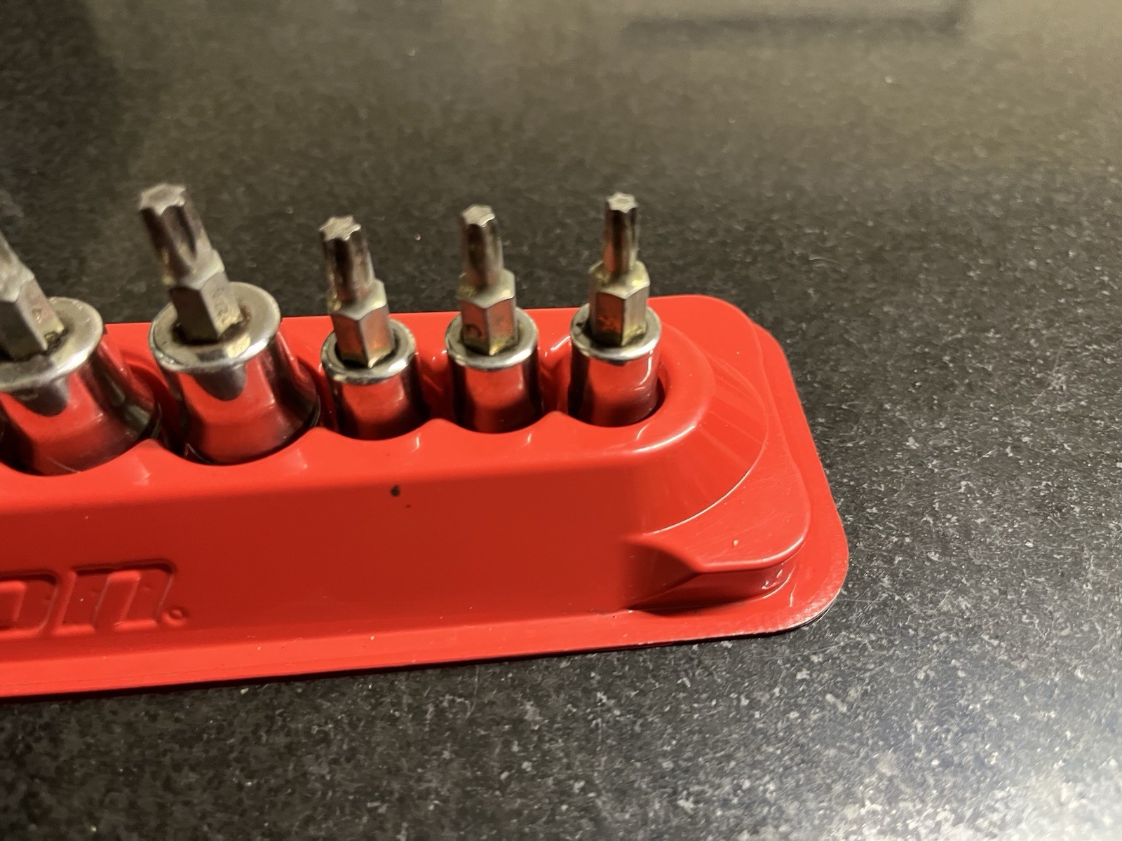 Snap On 9 pc Combination Drive TORX Bit Heavy-Duty Removal Socket Set 209EFTXBY