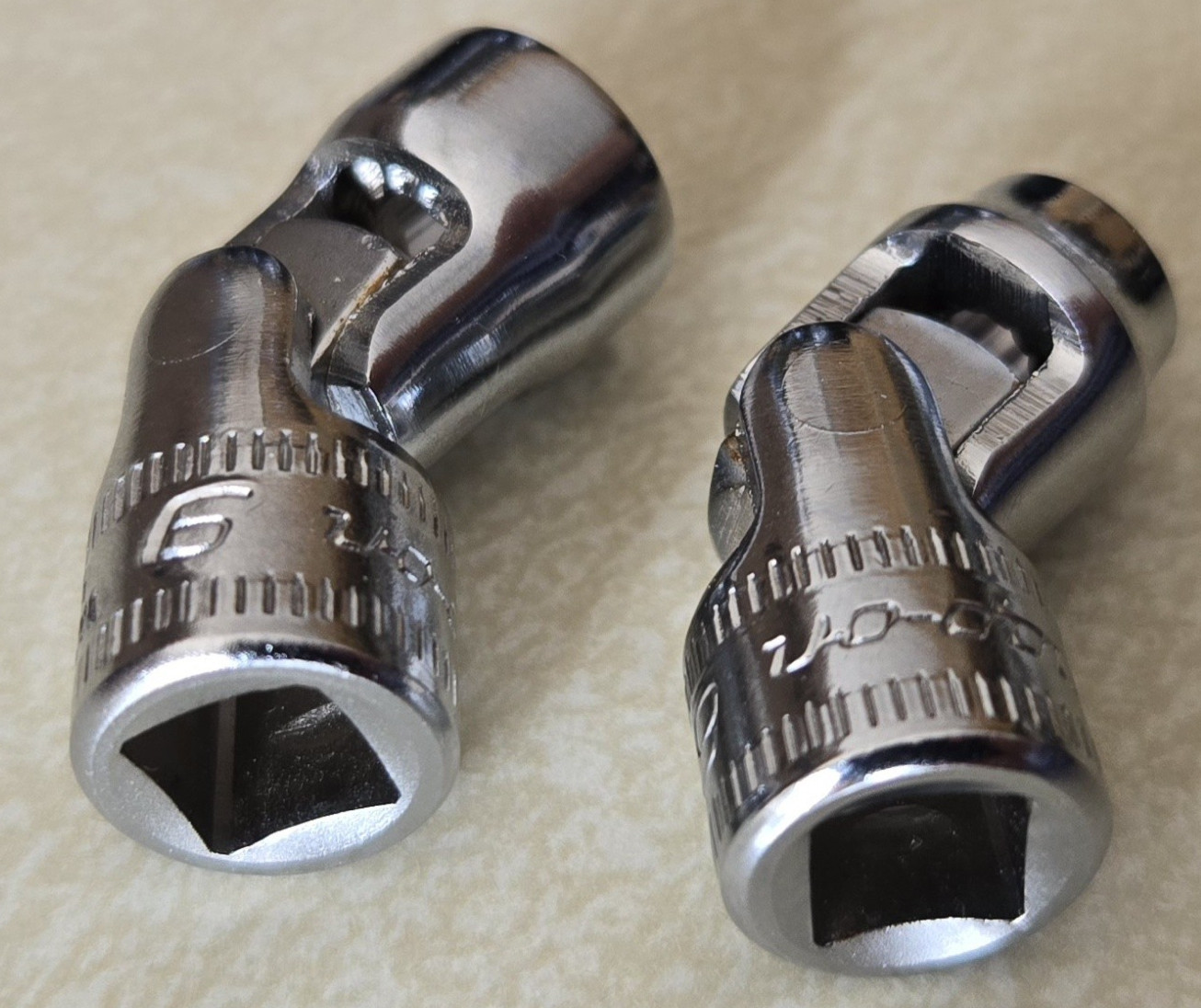 Snap-On 1/4″ Drive TMUM6, & 9 mm Swivel, 2 Piece Socket Set