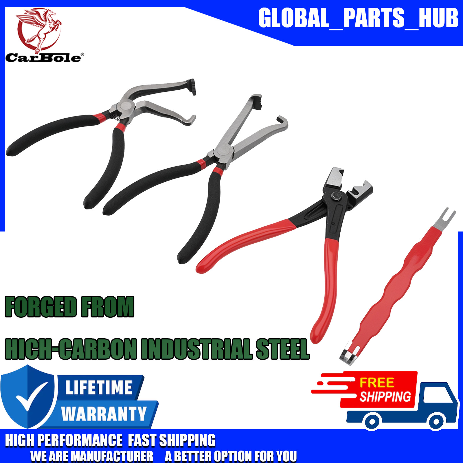Electrical Disconnect Pliers Connector Separator Terminal Plug Removal tools 4Pc