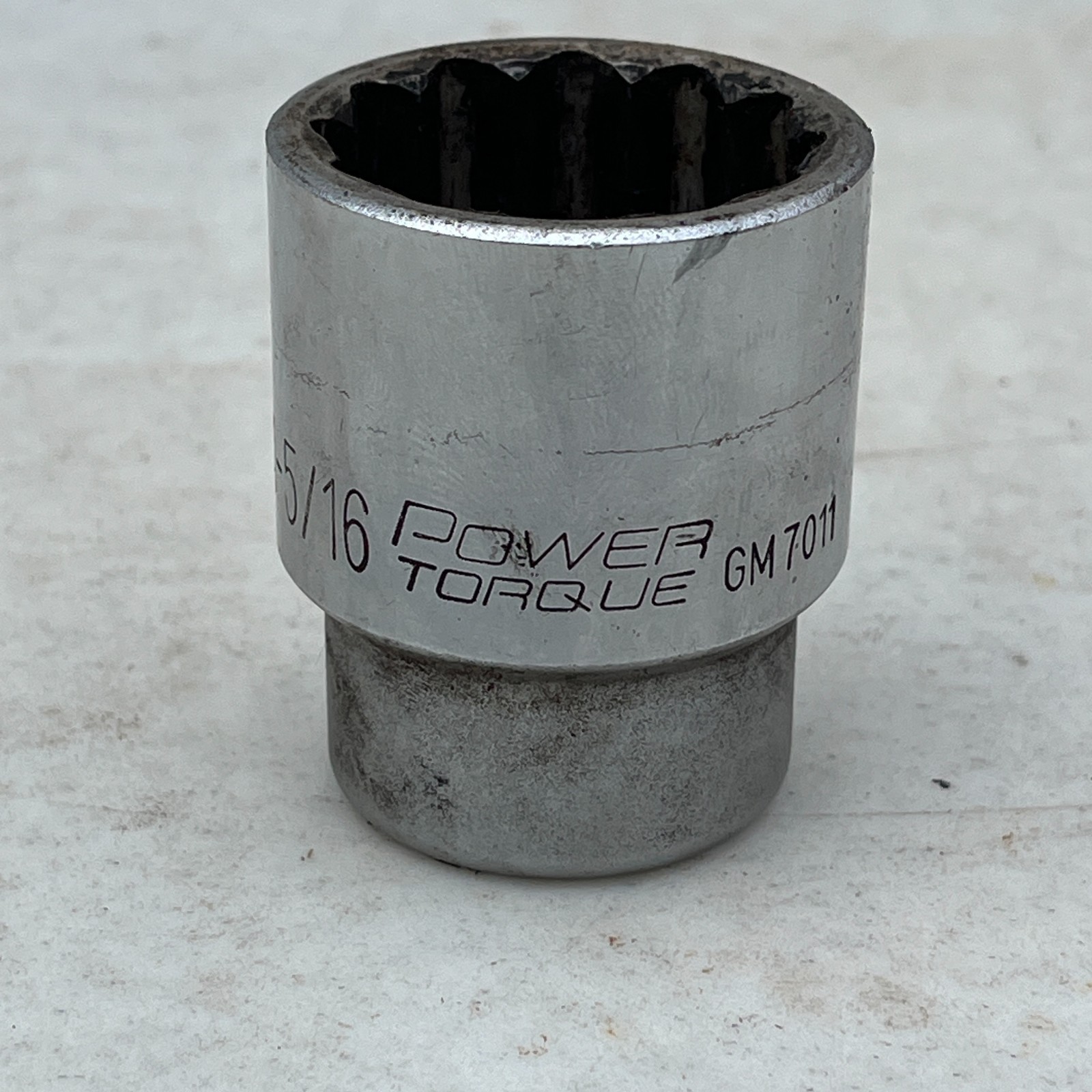 Power Torque GM7011 1-5/16″ in Socket 3/4» Drive Standard 12 Point