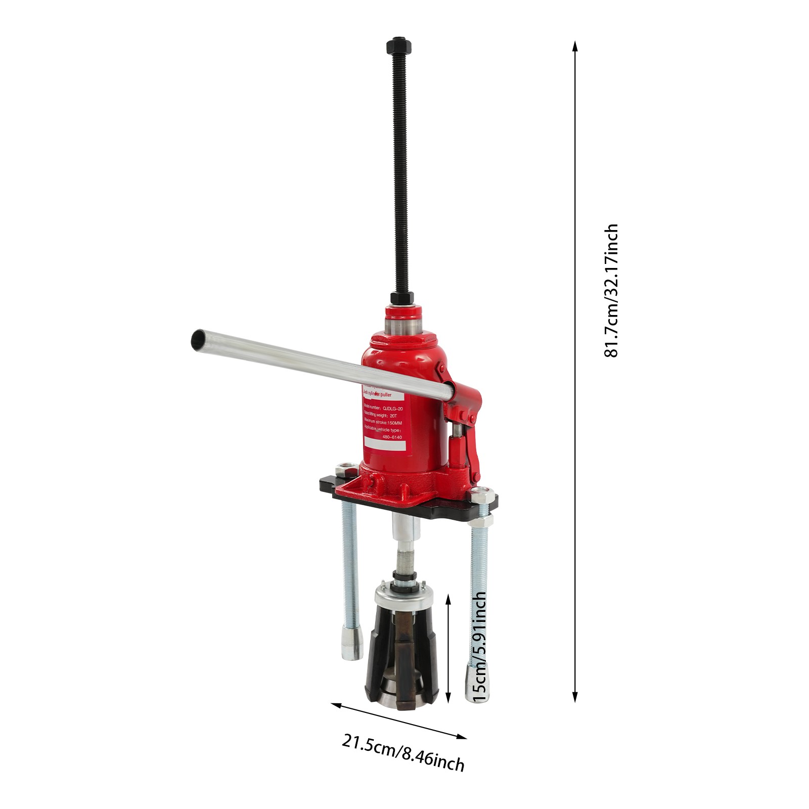 20T Hydraulic Cylinder Liner Puller Universal Hydraulic Cylinder Puller