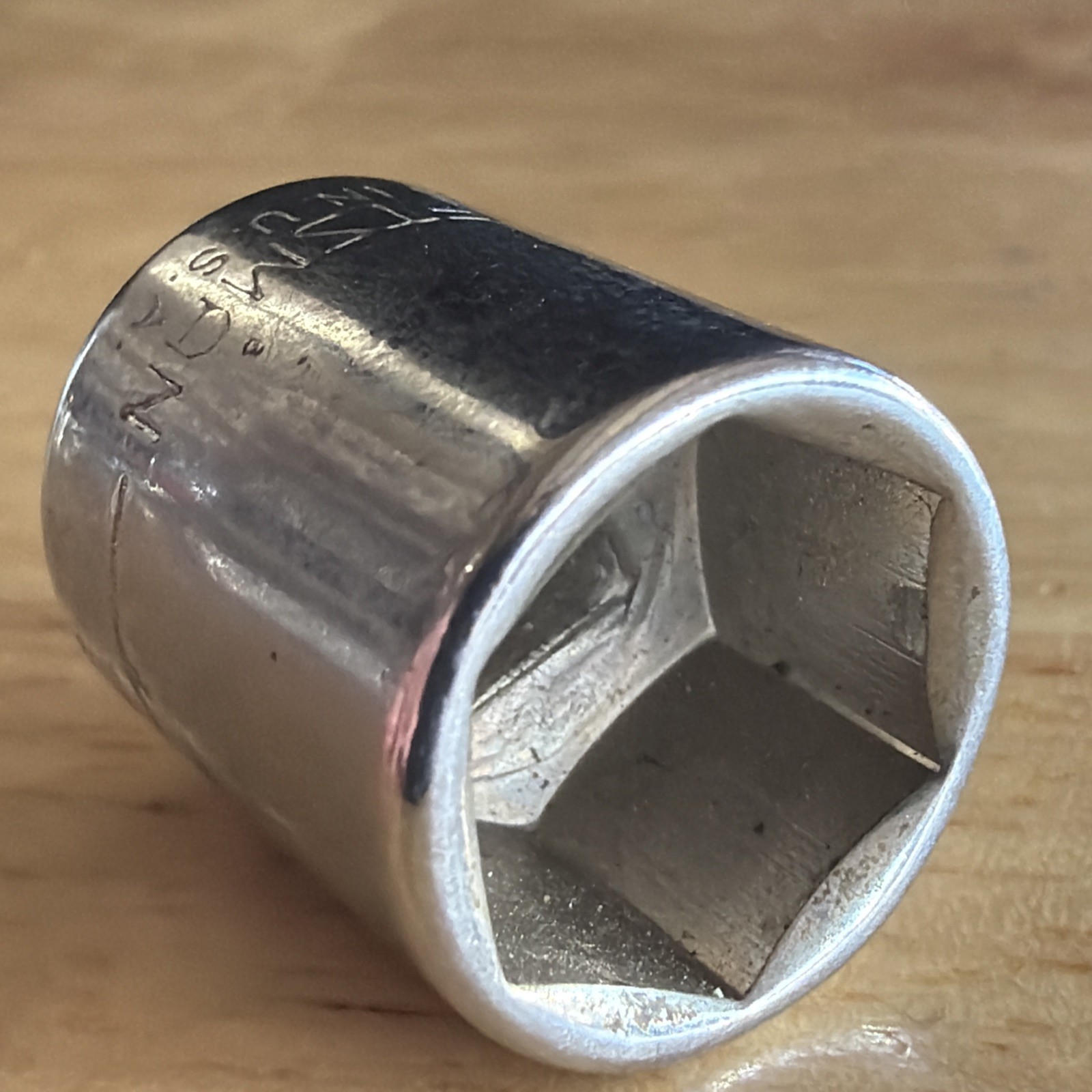 Craftsman 13mm Shallow Socket 1/4″ Drive 6 Point EE Series 43514 USA